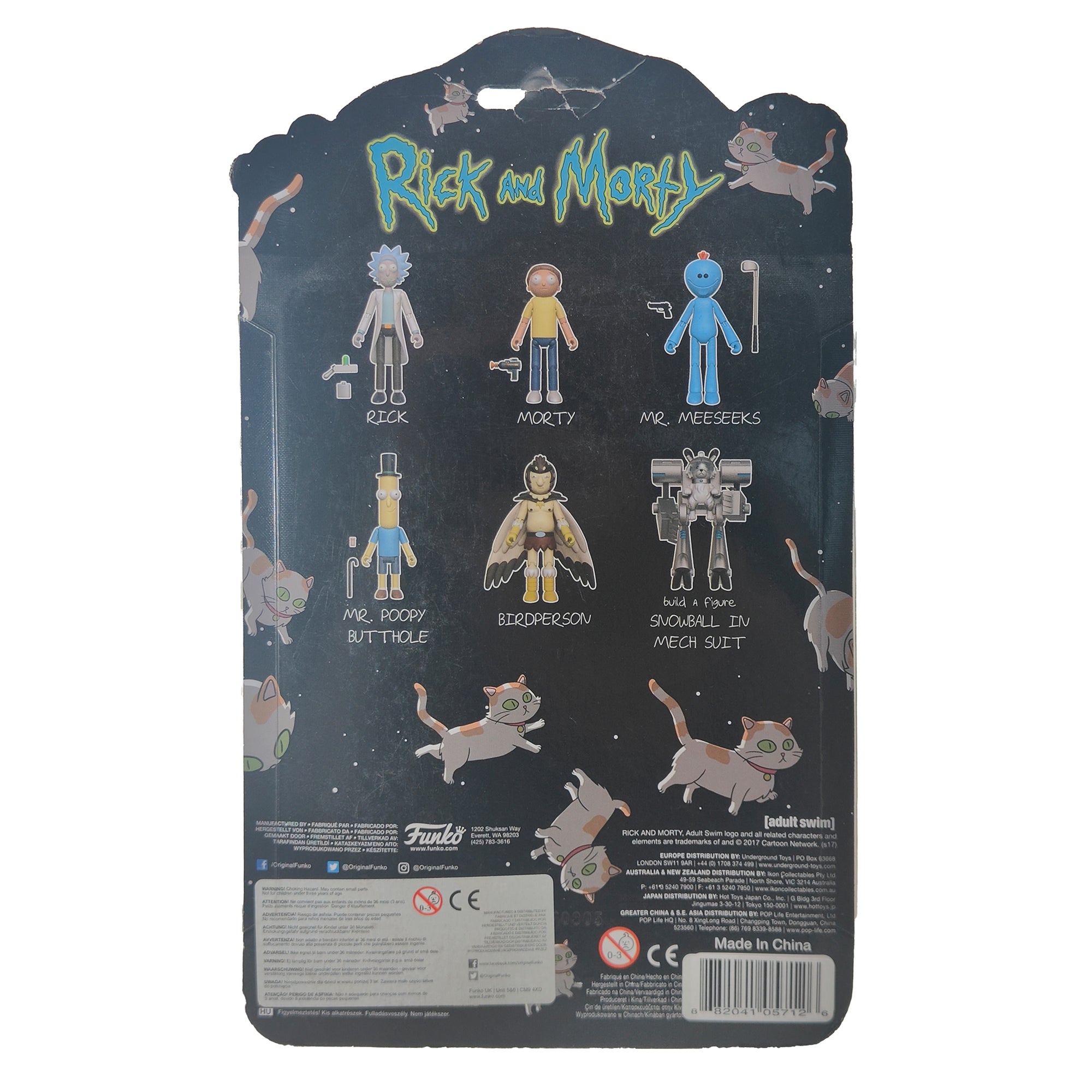 Rick And Morty Complete Snowball Wave 5 Funko Action Figures Bundle 2017 15cm