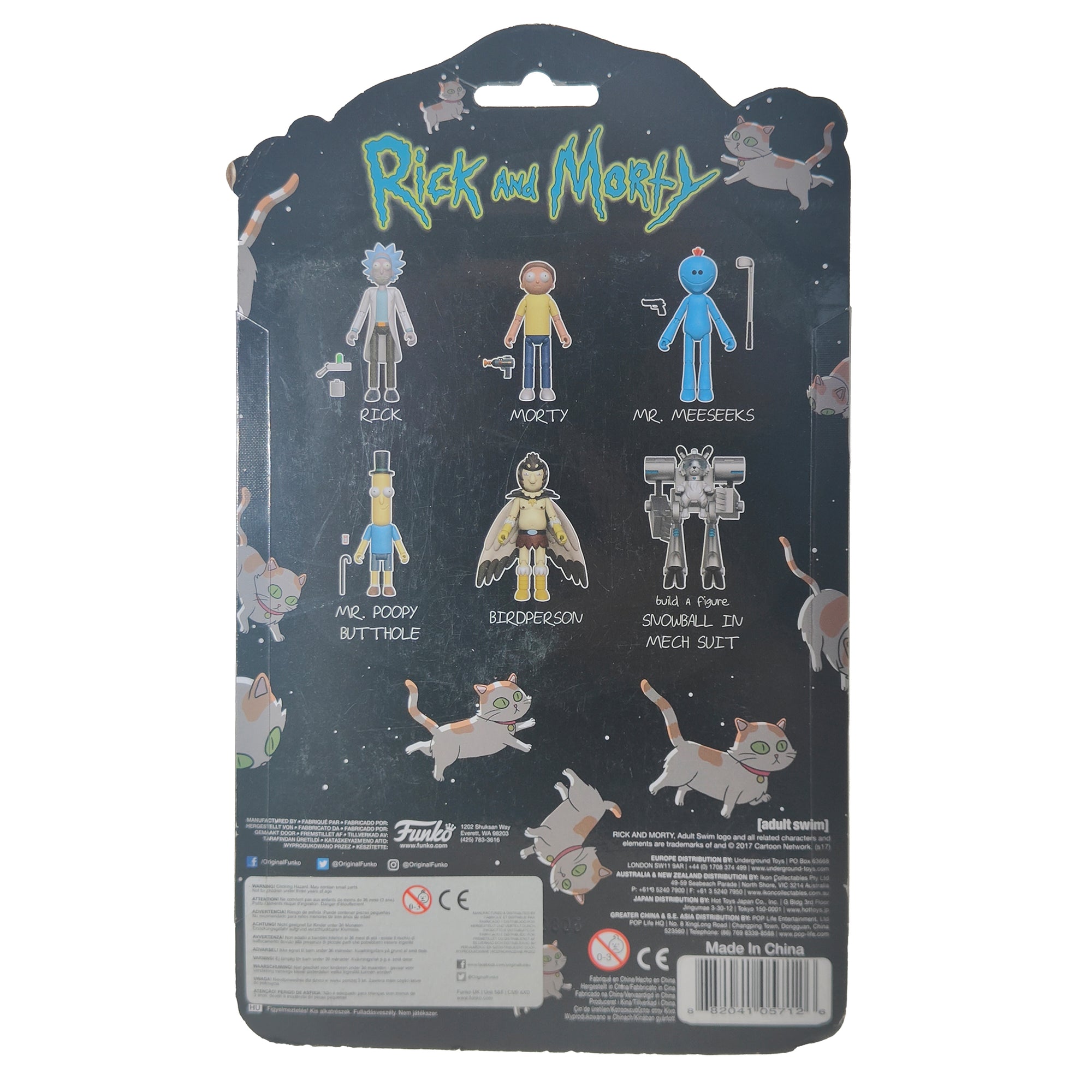 Rick And Morty Complete Snowball Wave 5 Funko Action Figures Bundle 2017 15cm