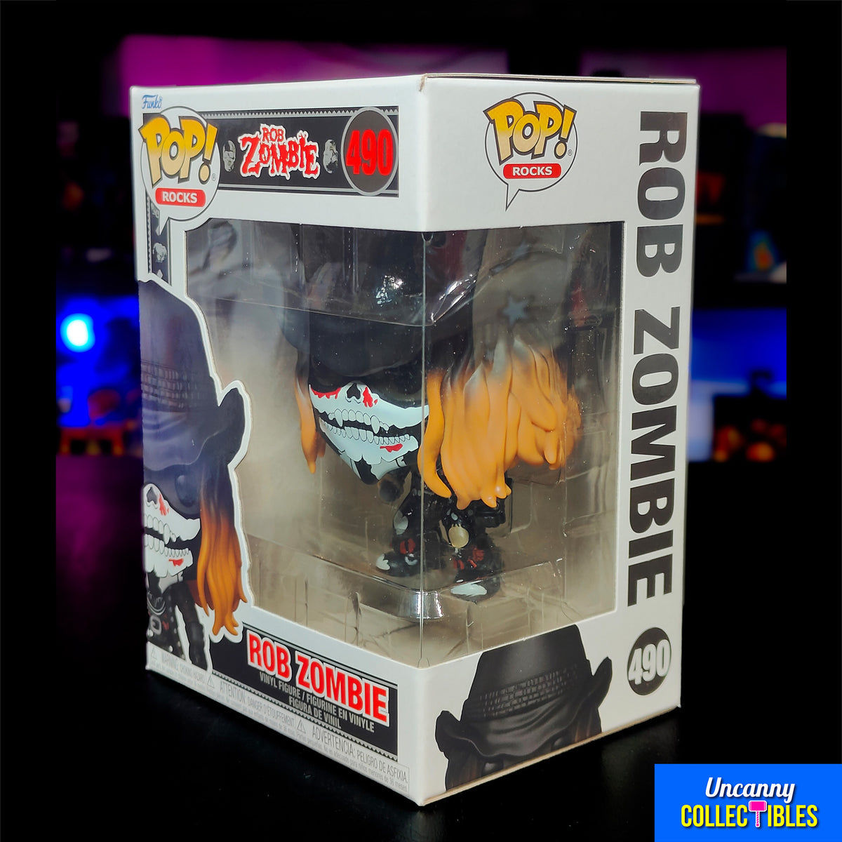 Rob Zombie with Bandana Funko Pop Rocks 490 Vinyl Figure - photo 3 of 6