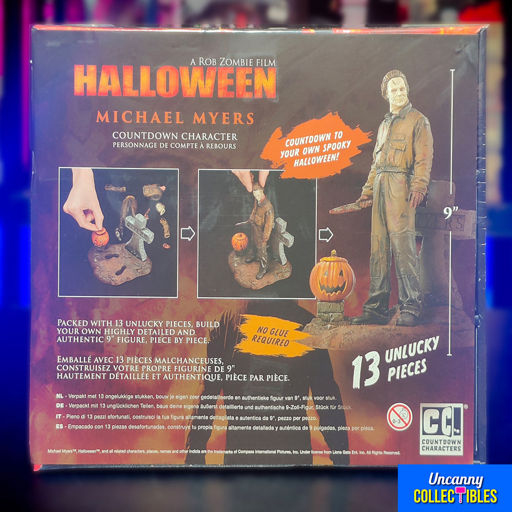 Rob Zombies Halloween Michael Myers Countdown Character Advent Calendar – Halloween, Numskull, 20 cm, 2024, brand new collector item, Uncanny Collectibles Dublin Ireland