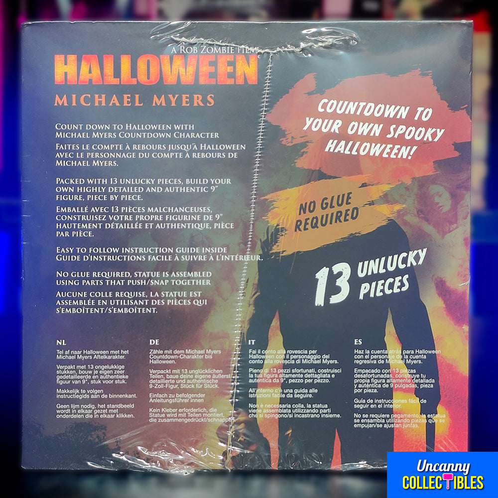 Rob Zombies Halloween Michael Myers Countdown Character Advent Calendar – Halloween, Numskull, 20 cm, 2024, brand new collector item, Uncanny Collectibles Dublin Ireland