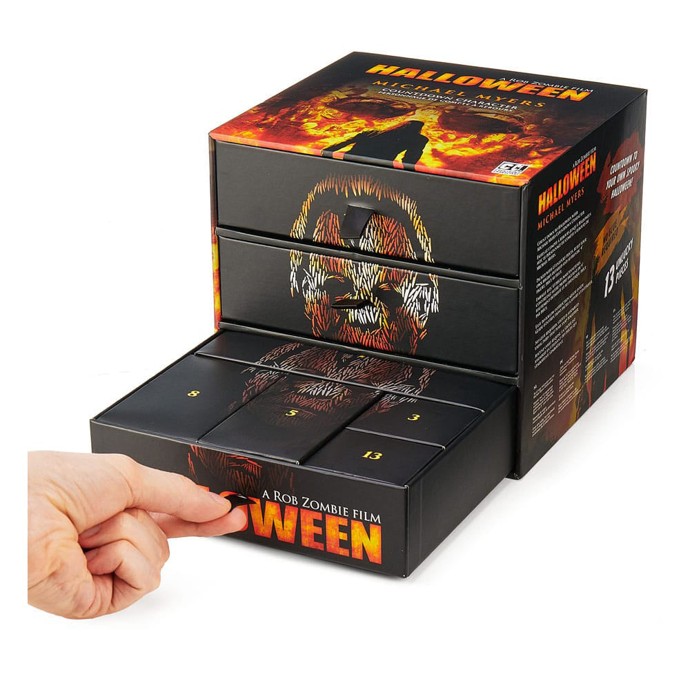 Rob Zombies Halloween Michael Myers Countdown Character Advent Calendar – Halloween, Numskull, 20 cm, 2024, brand new collector item, Uncanny Collectibles Dublin Ireland