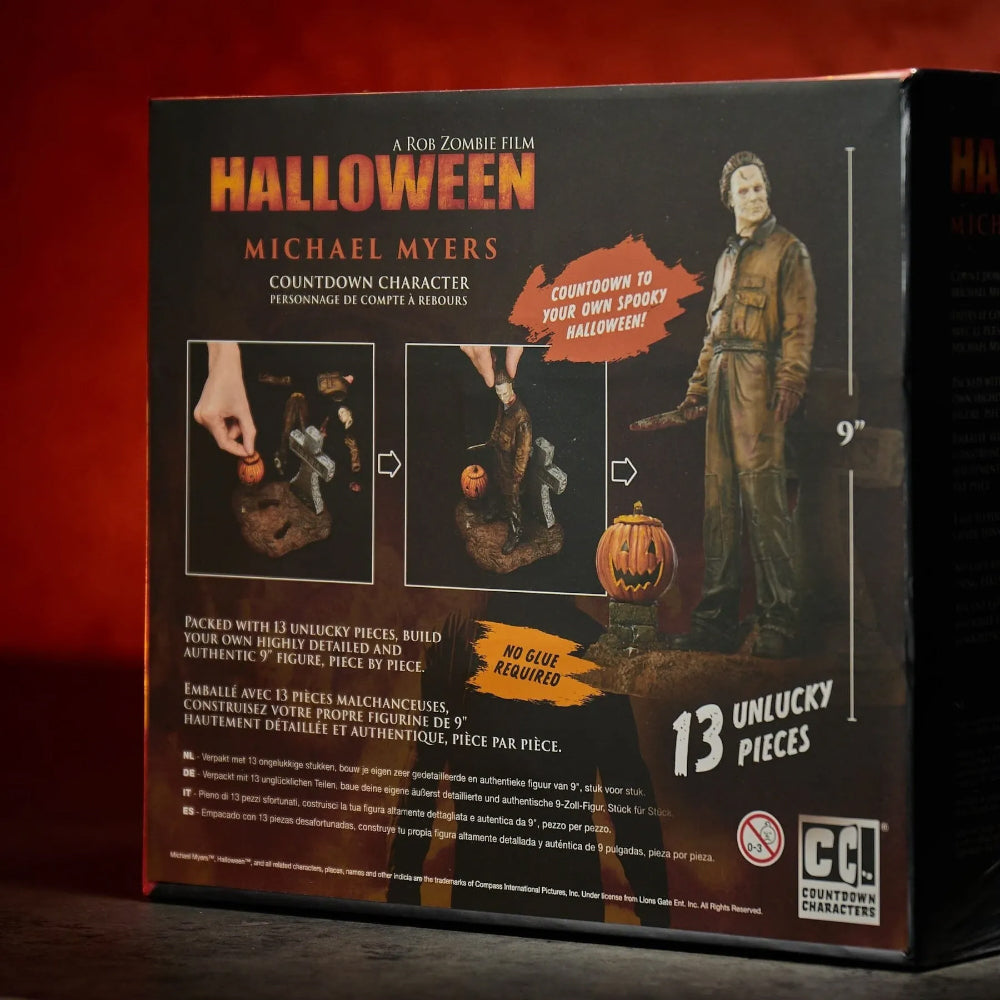 Rob Zombies Halloween Michael Myers Countdown Character Advent Calendar – Halloween, Numskull, 20 cm, 2024, brand new collector item, Uncanny Collectibles Dublin Ireland