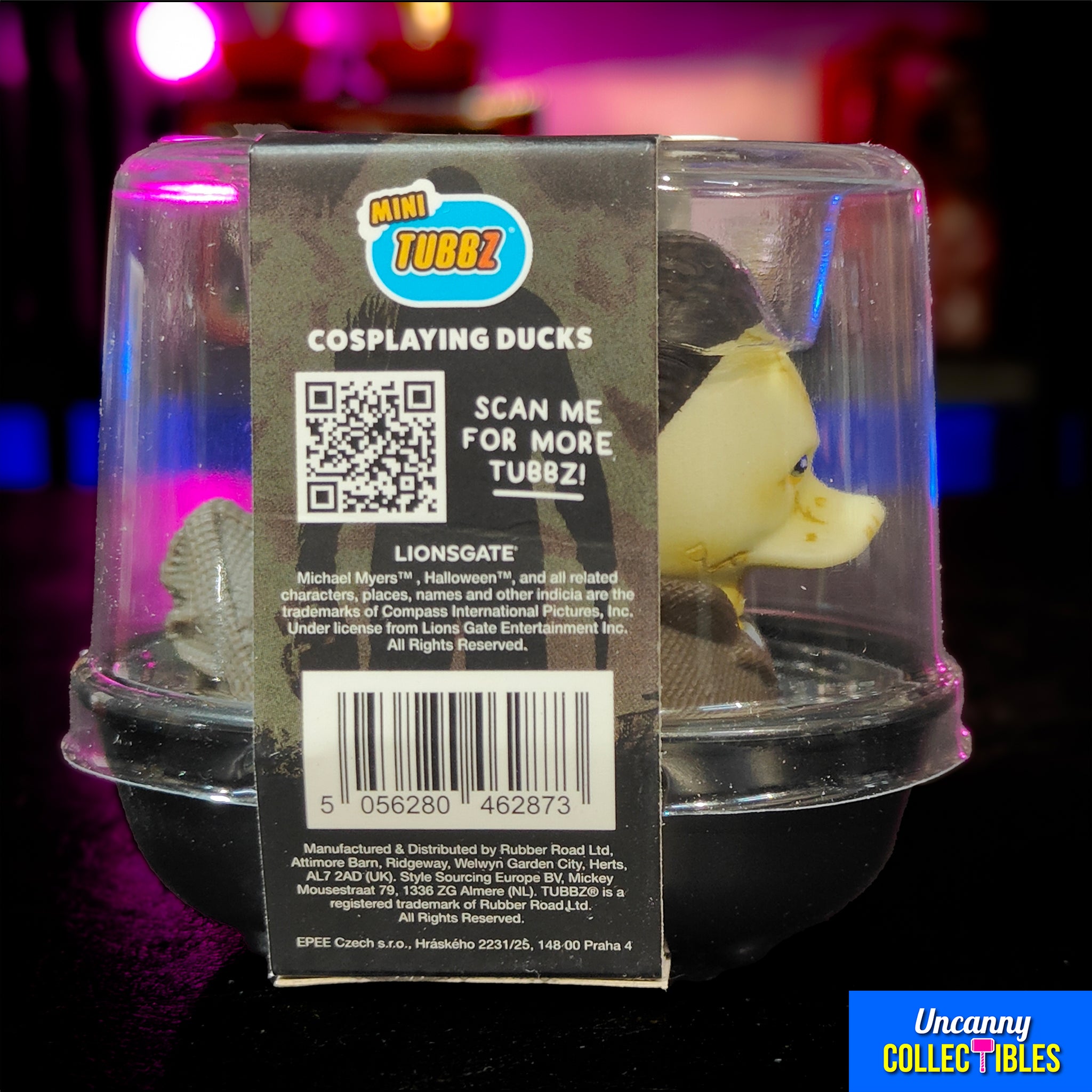 Rob Zombies Halloween Michael Myers Mini Tubbz Cosplaying Duck Collectible 5cm