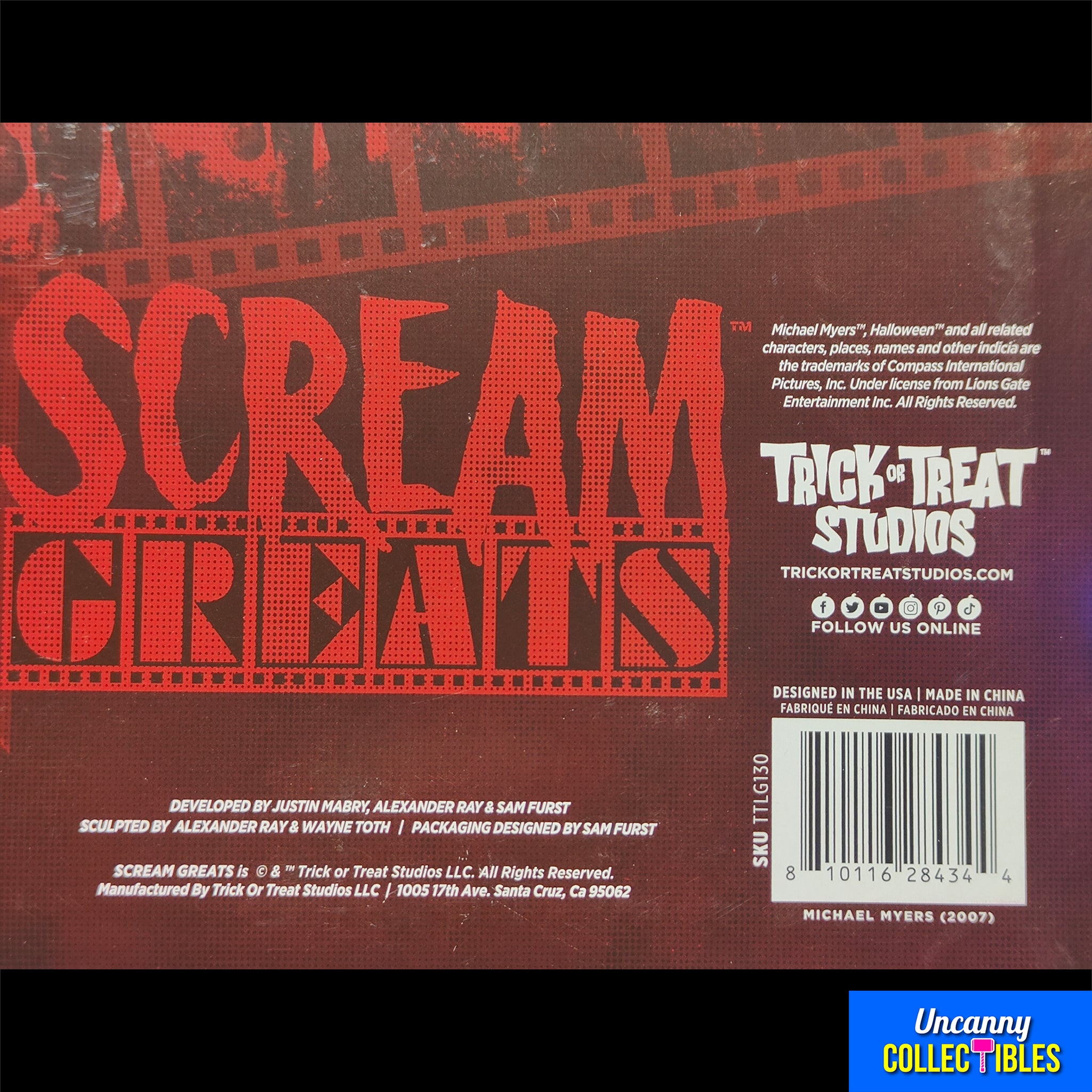 Rob Zombies Halloween Michael Myers Trick Or Treat Studios Scream Greats Action Figure 20cm