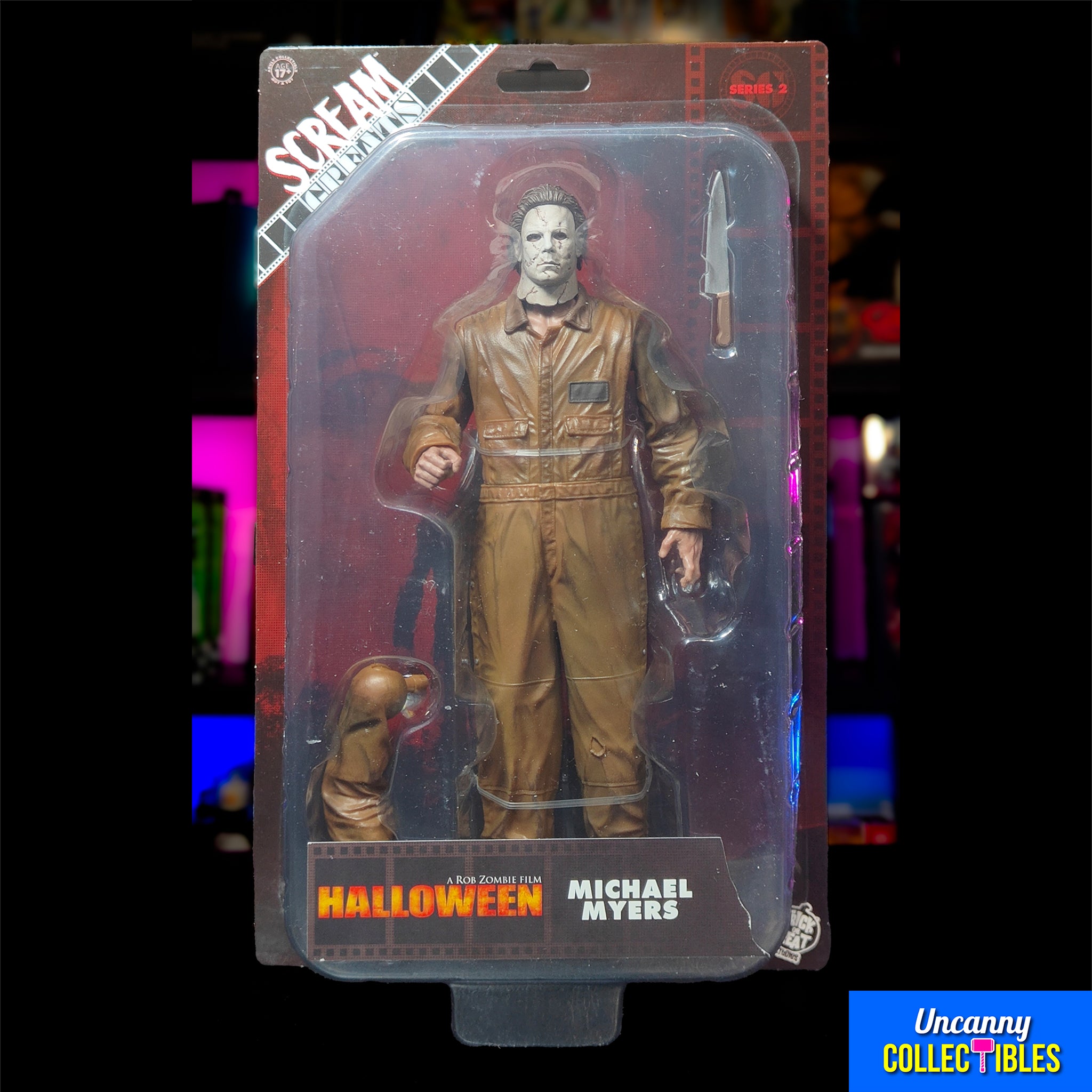 Rob Zombies Halloween Michael Myers Trick Or Treat Studios Scream Greats Action Figure 20cm – Halloween, Trick or Treat Studios, 20 cm, 2024, brand new collector item, Uncanny Collectibles Dublin Ireland