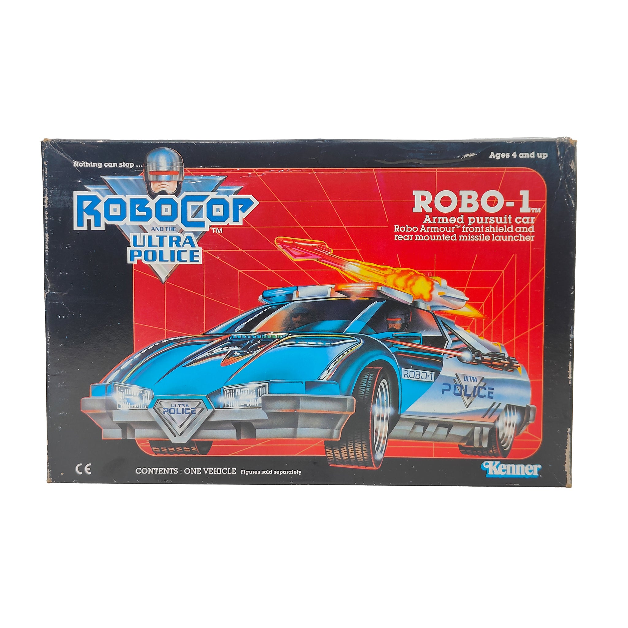 Robocop Ultra Police Robo-1 Armored Pursuit Car Kenner Orion 1988