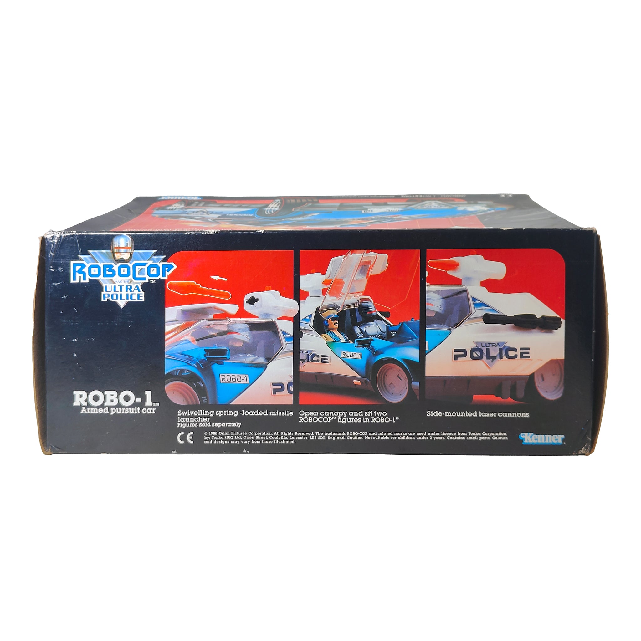 Robocop Ultra Police Robo-1 Armored Pursuit Car Kenner Orion 1988 – Robocop, Kenner, 25 cm, 1988, pre-owned collector piece, Uncanny Collectibles Dublin Ireland