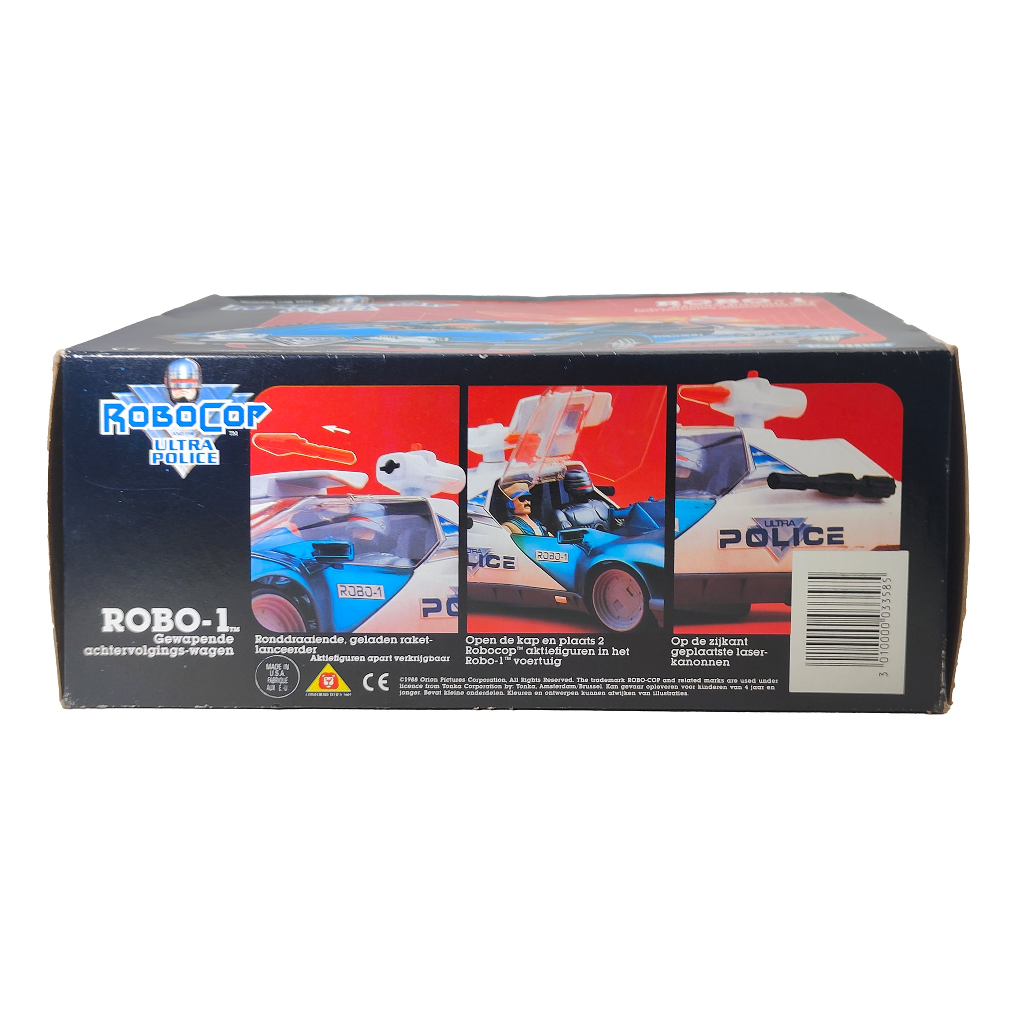 Robocop Ultra Police Robo-1 Armored Pursuit Car Kenner Orion 1988 – Robocop, Kenner, 25 cm, 1988, pre-owned collector piece, Uncanny Collectibles Dublin Ireland
