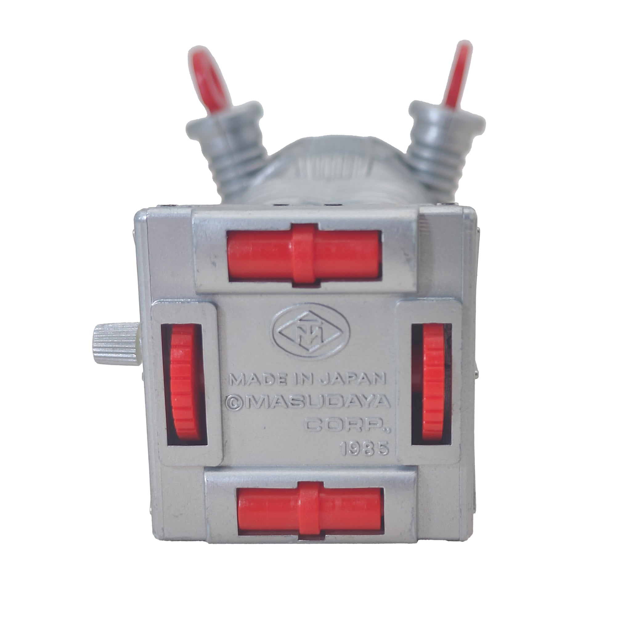 Robot YM-3 Wind Up Lost In Space B-9 Robot Masudaya 1985 – TV Icons & Heroes, Vintage Brands, 11 cm, 1985, pre-owned collector piece, Uncanny Collectibles Dublin Ireland