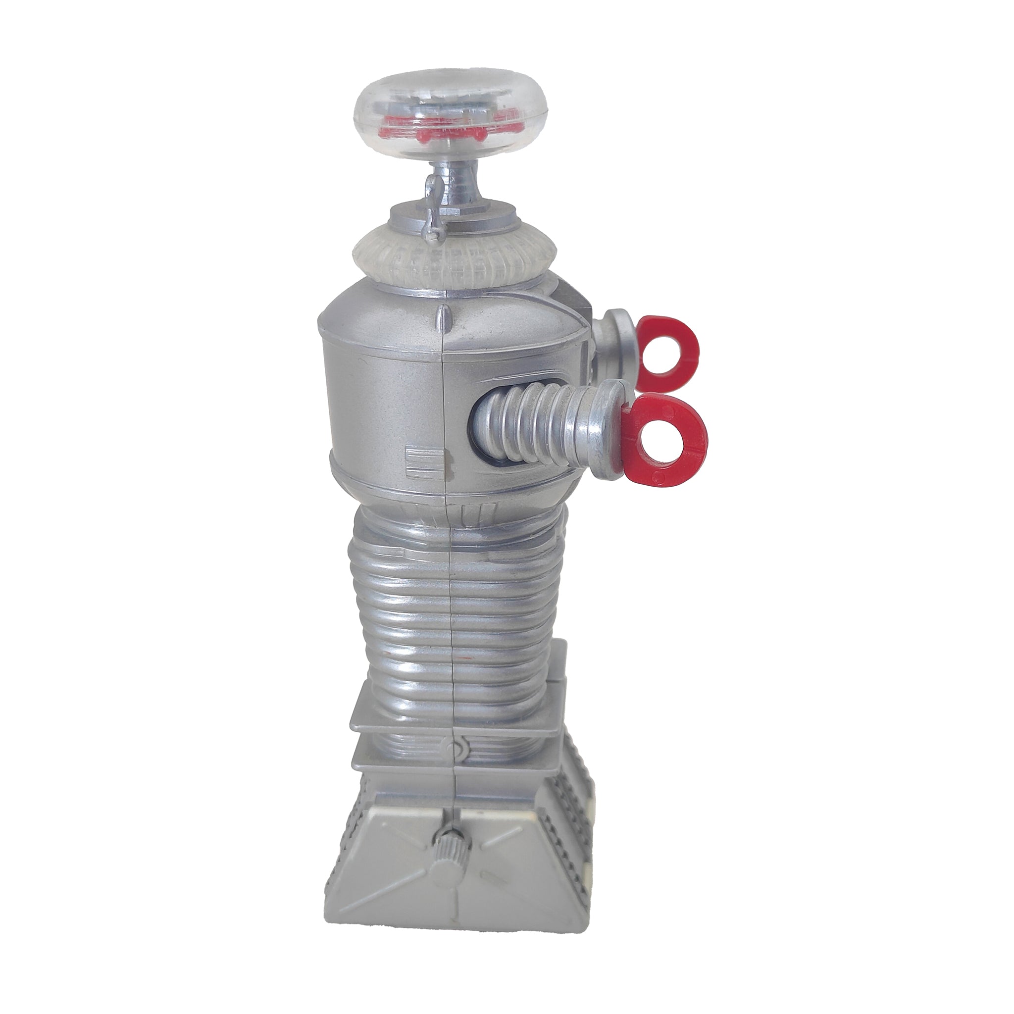 Robot YM-3 Wind Up Lost In Space B-9 Robot Masudaya 1985 – TV Icons & Heroes, Vintage Brands, 11 cm, 1985, pre-owned collector piece, Uncanny Collectibles Dublin Ireland