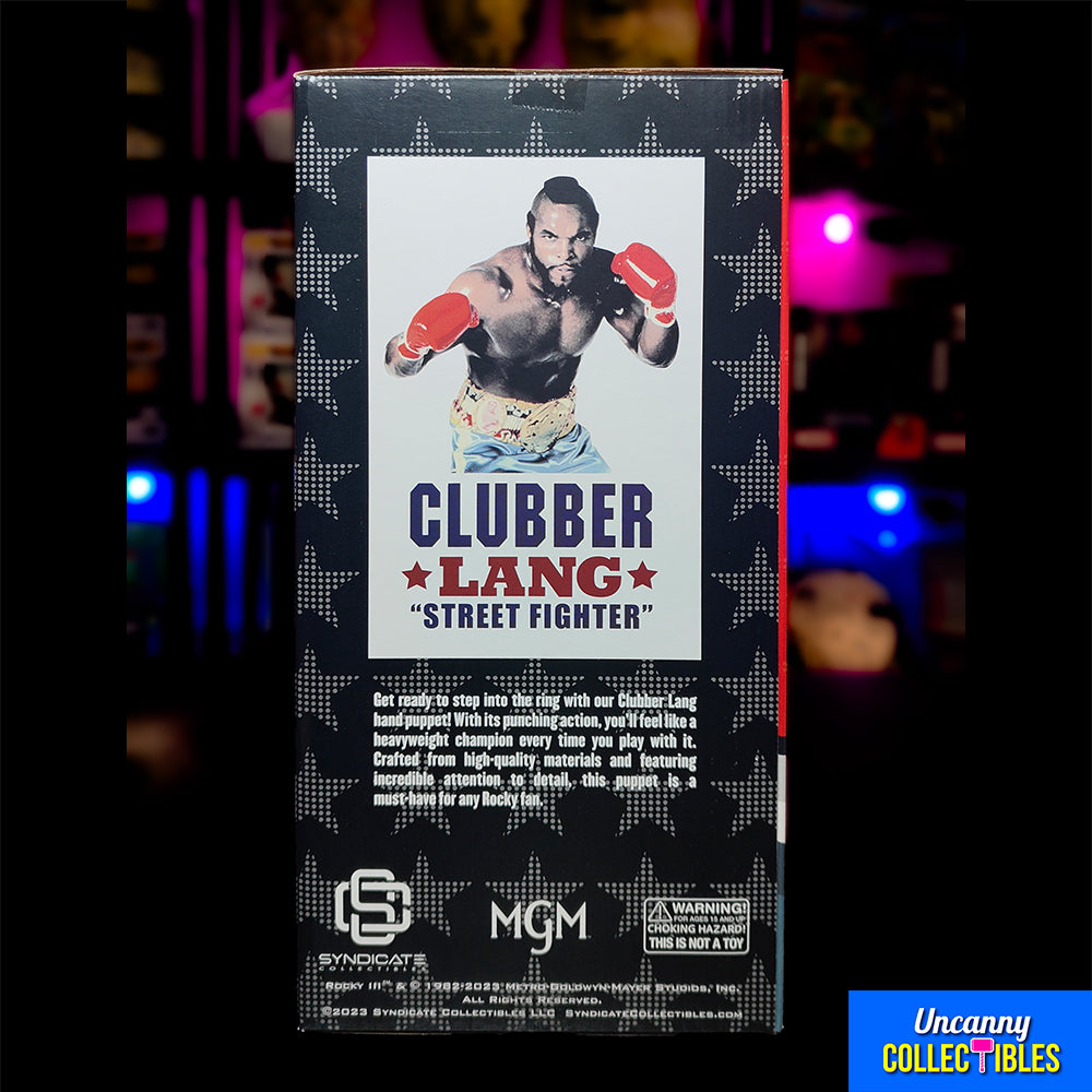 Syndicate Collectibles Rocky Clubber Lang Reachers Boxing Puppet 33cm – Rocky, Syndicate Collectibles, 33 cm, 2024, pre-owned collector piece, Uncanny Collectibles Dublin Ireland