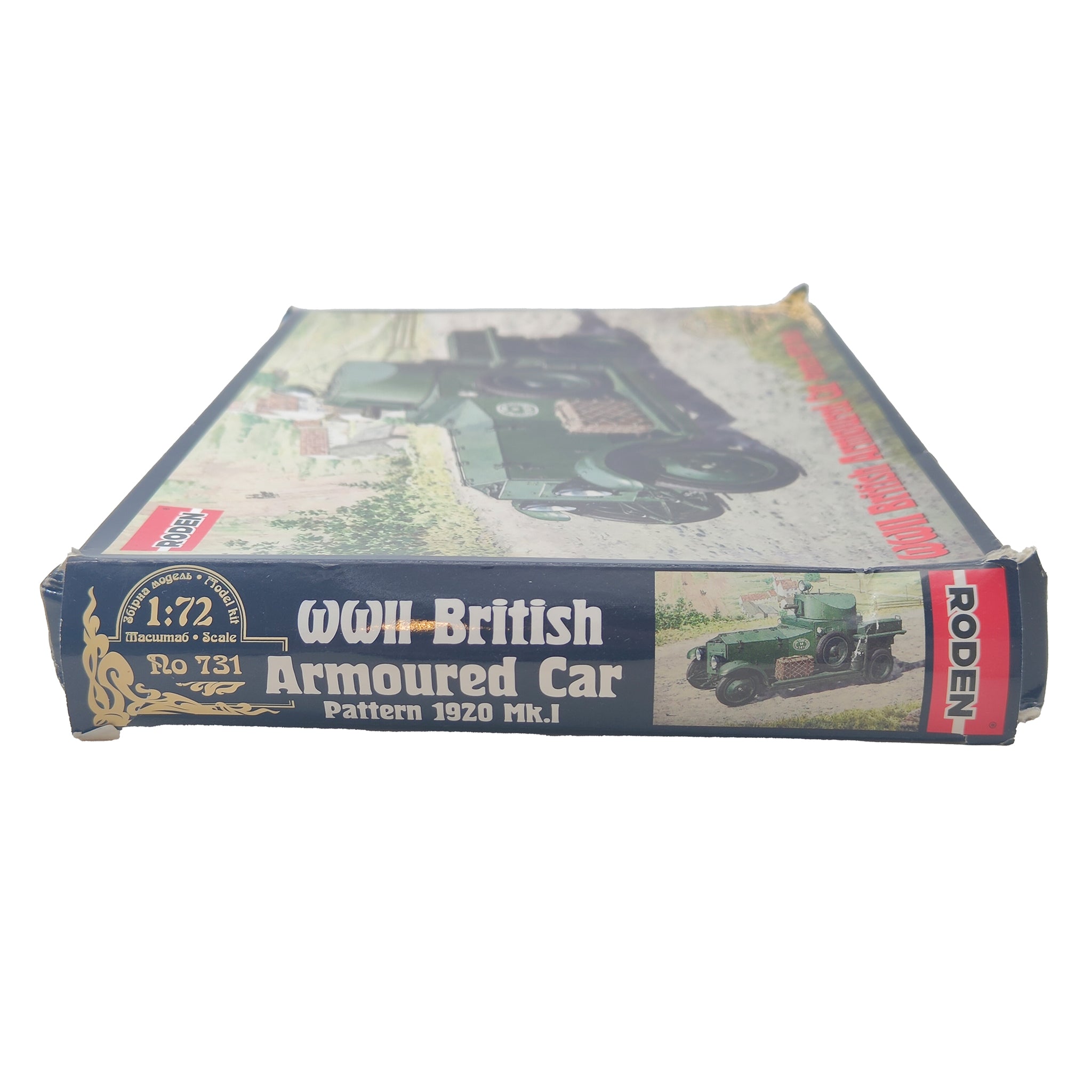 Roden 1:72 WWII British Armoured Car Pattern 1920 Mk.I Model Kit – Military, Vintage Brands, -, 1998, pre-owned collector piece, Uncanny Collectibles Dublin Ireland