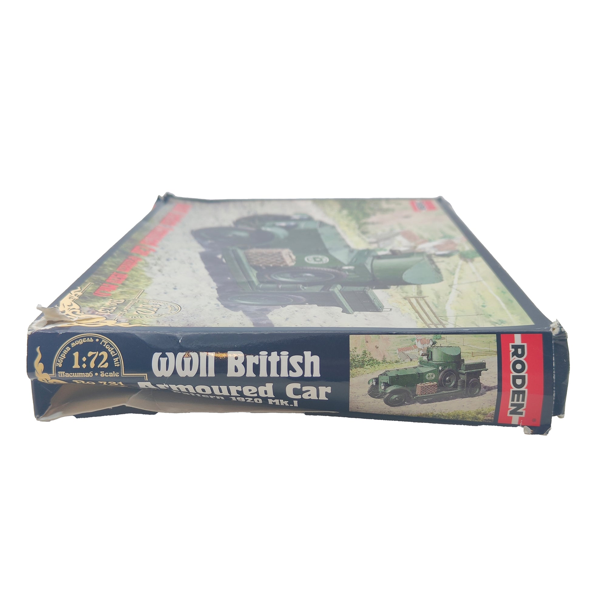 Roden 1:72 WWII British Armoured Car Pattern 1920 Mk.I Model Kit – Military, Vintage Brands, -, 1998, pre-owned collector piece, Uncanny Collectibles Dublin Ireland