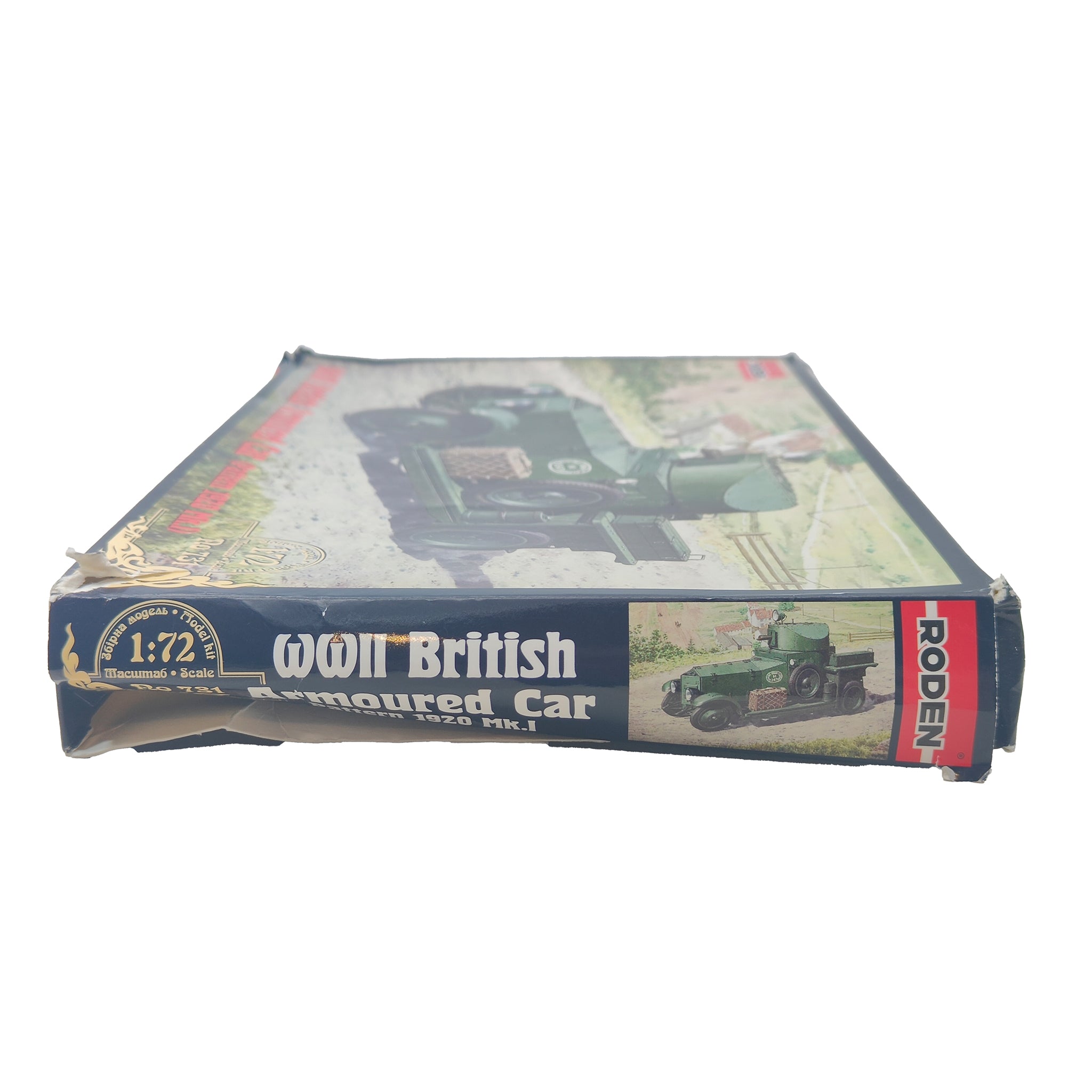 Roden 1:72 WWII British Armoured Car Pattern 1920 Mk.I Model Kit – Military, Vintage Brands, -, 1998, pre-owned collector piece, Uncanny Collectibles Dublin Ireland