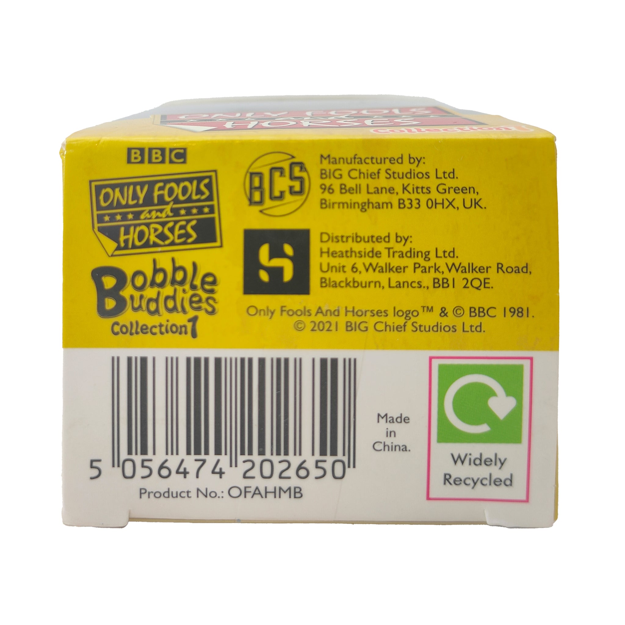 Rodney Only Fools and Horses Official Mini Bobble Buddies Collection 1 Figure 8cm – TV Icons & Heroes, Big Chief Studios, 8 cm, 2021, pre-owned collector piece, Uncanny Collectibles Dublin Ireland