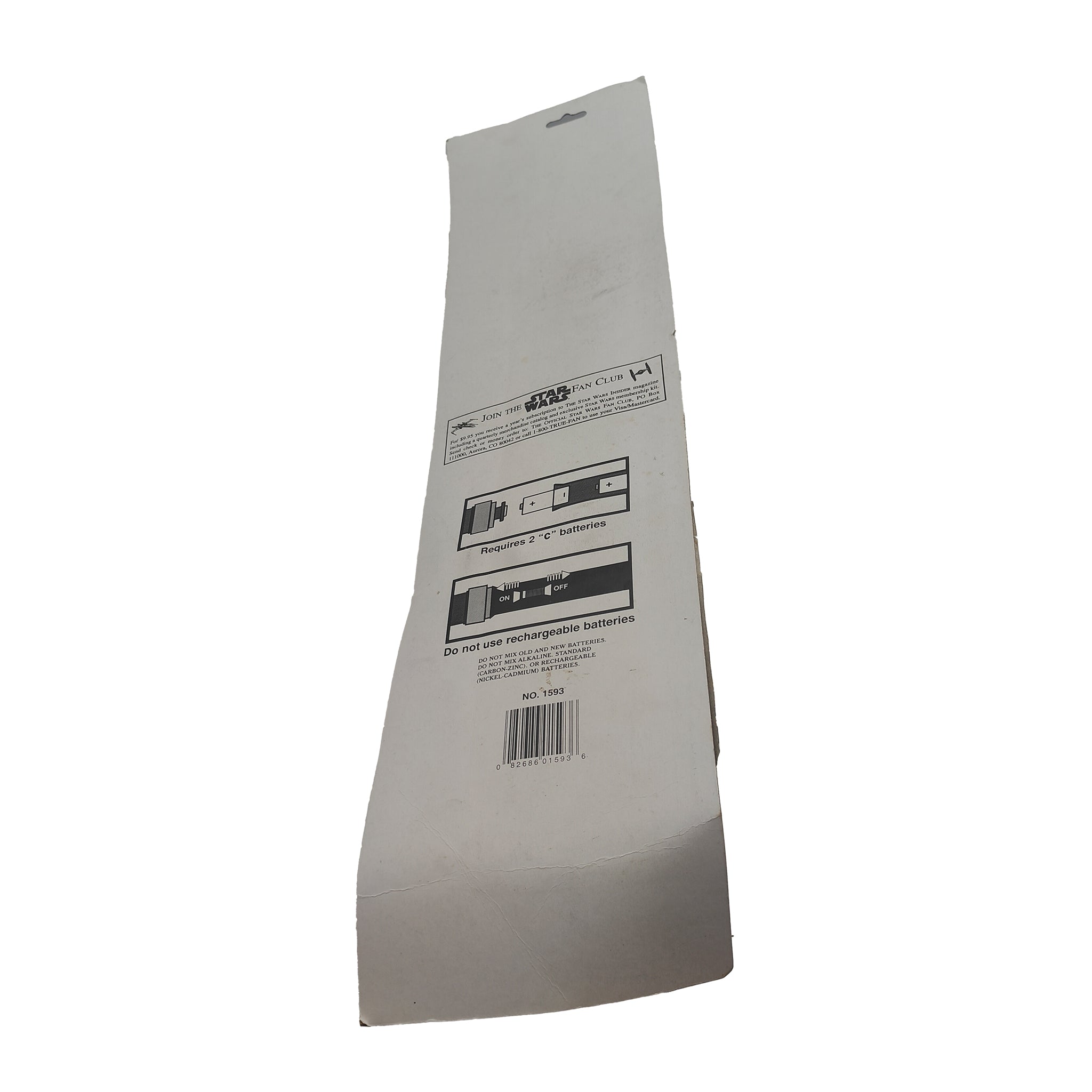 Rubies Star Wars Expandable Light Up Blue Lightsaber 1995 91cm – Star Wars, Rubie's, 91 cm, 1995, pre-owned collector piece, Uncanny Collectibles Dublin Ireland