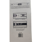 Rubies Star Wars Expandable Light Up White Lightsaber 1995 91cm – Star Wars, Rubie's, 91 cm, 1995, pre-owned collector piece, Uncanny Collectibles Dublin Ireland