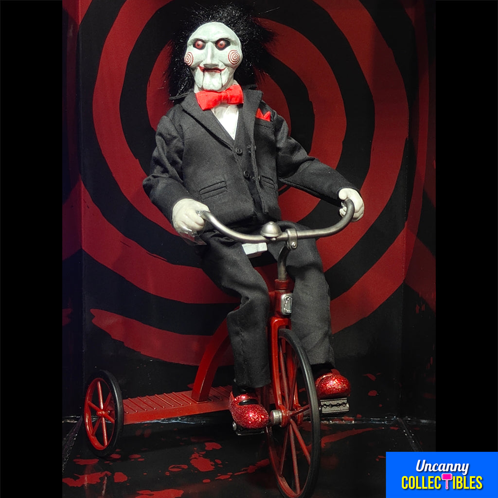 Saw Billy Puppet With Tricycle Trick Or Treat Studios 1:6 Scale Action Figure 18cm – Saw, Trick or Treat Studios, 18 cm, 2025, brand new collector item, Uncanny Collectibles Dublin Ireland