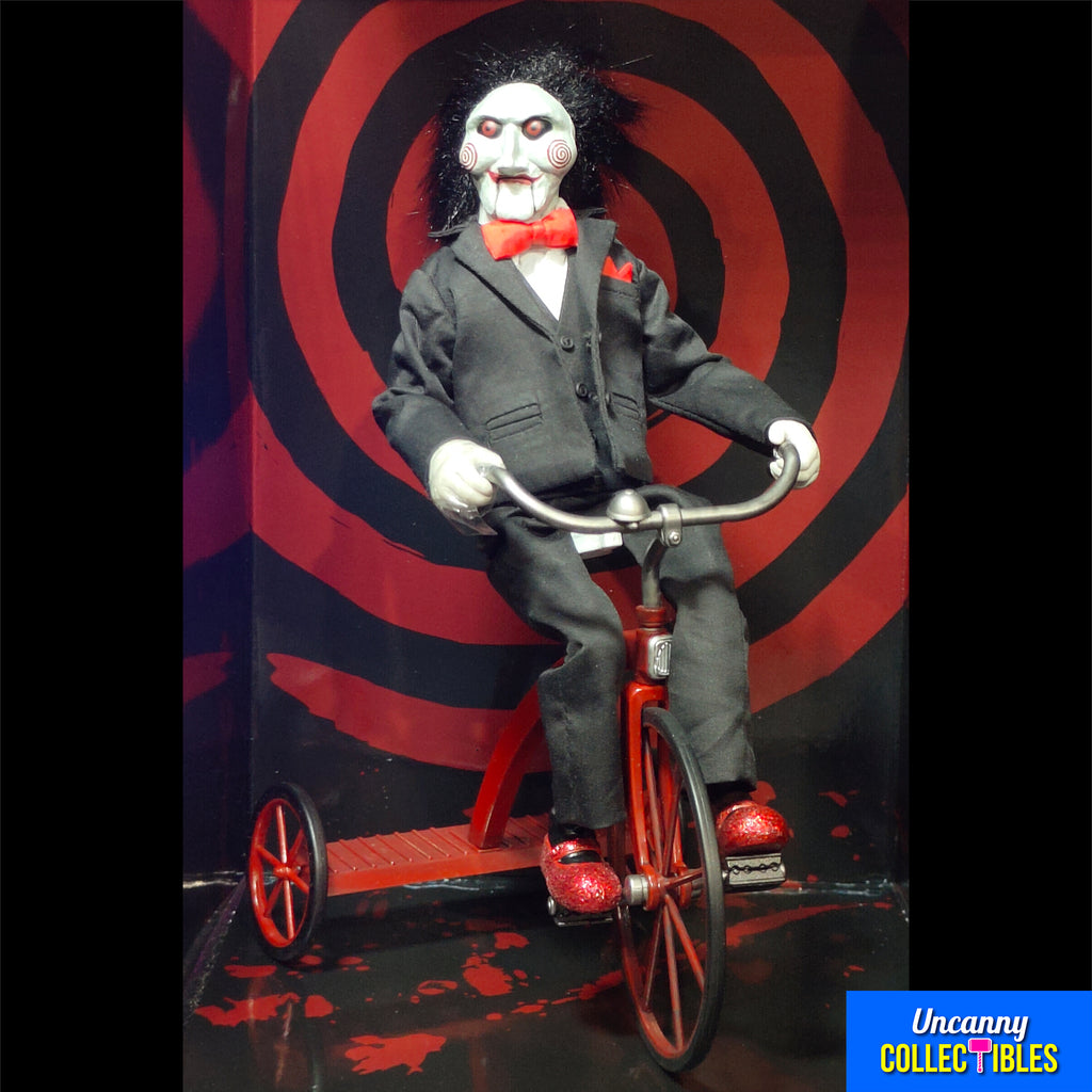 Saw Billy Puppet With Tricycle Trick Or Treat Studios 1:6 Scale Action Figure 18cm – Saw, Trick or Treat Studios, 18 cm, 2025, brand new collector item, Uncanny Collectibles Dublin Ireland