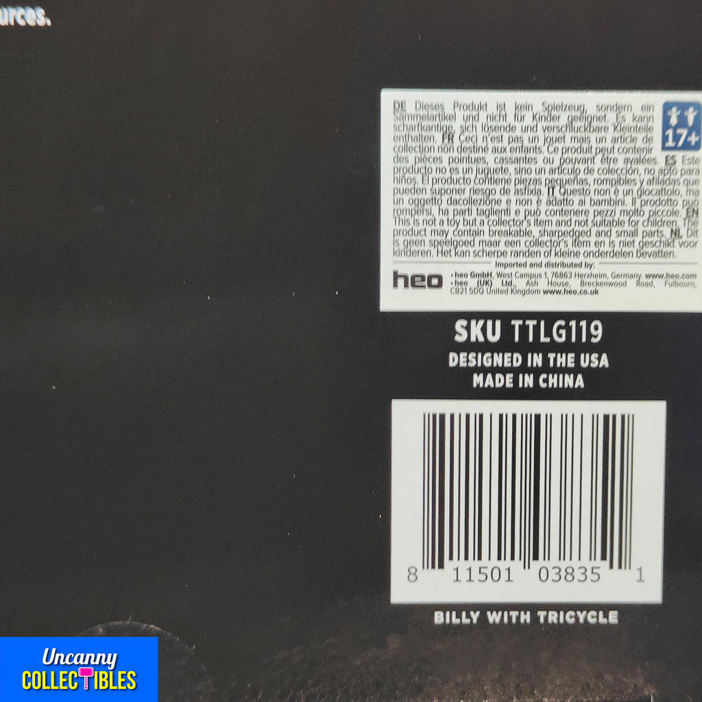 Saw Billy Puppet With Tricycle Trick Or Treat Studios 1:6 Scale Action Figure 18cm – Saw, Trick or Treat Studios, 18 cm, 2025, brand new collector item, Uncanny Collectibles Dublin Ireland