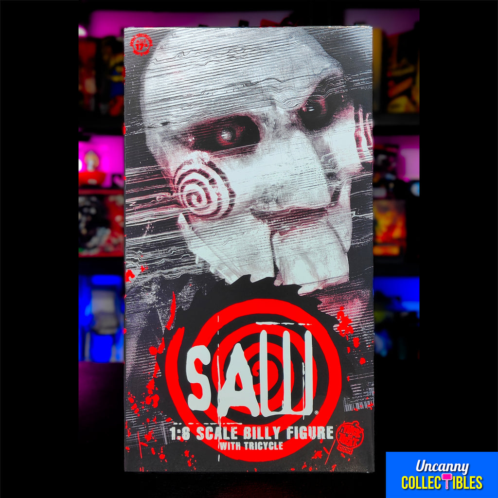 Saw Billy Puppet With Tricycle Trick Or Treat Studios 1:6 Scale Action Figure 18cm – Saw, Trick or Treat Studios, 18 cm, 2025, brand new collector item, Uncanny Collectibles Dublin Ireland