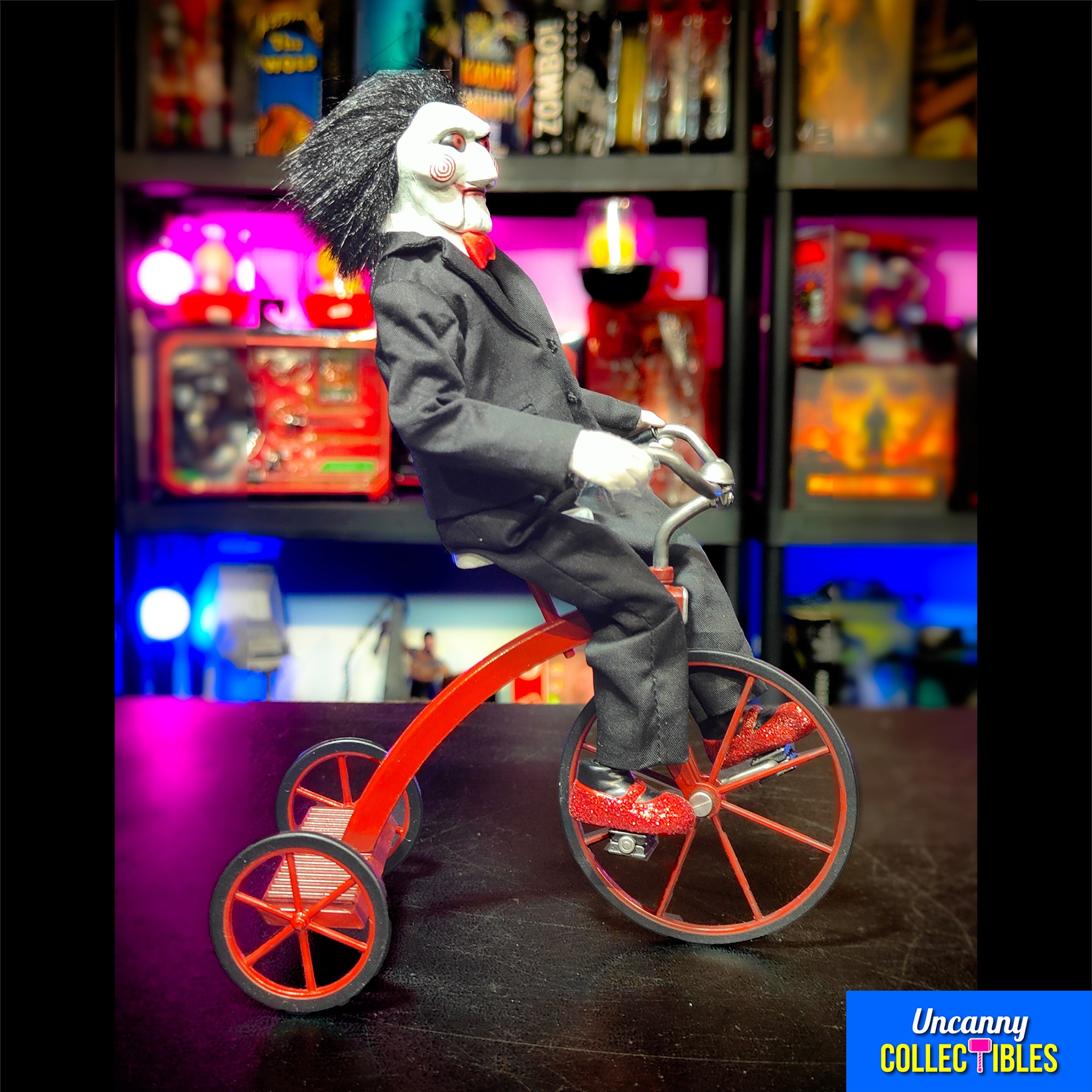 Saw Billy Puppet With Tricycle Trick Or Treat Studios 1:6 Scale Action Figure 18cm – Saw, Trick or Treat Studios, 18 cm, 2025, brand new collector item, Uncanny Collectibles Dublin Ireland