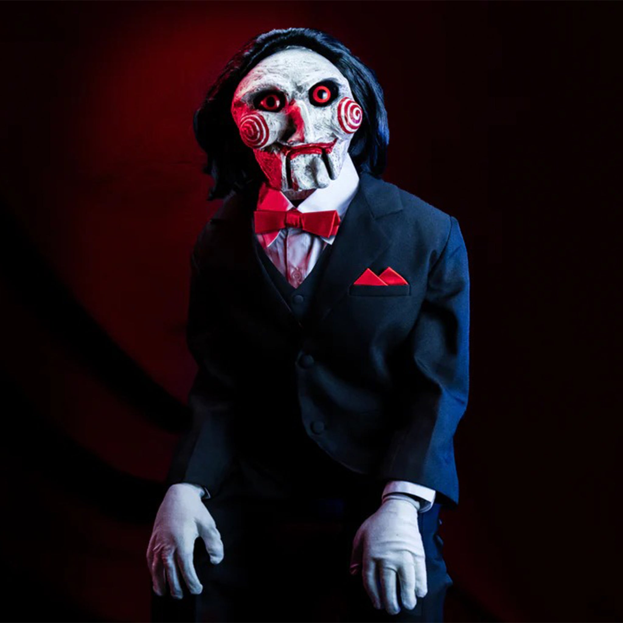 Saw Billy Puppet Prop Trick or Treat Studios Life-Sized Prop With Sound and Motion – Saw, Trick or Treat Studios, 107 cm, brand new collector item, Uncanny Collectibles Dublin Ireland