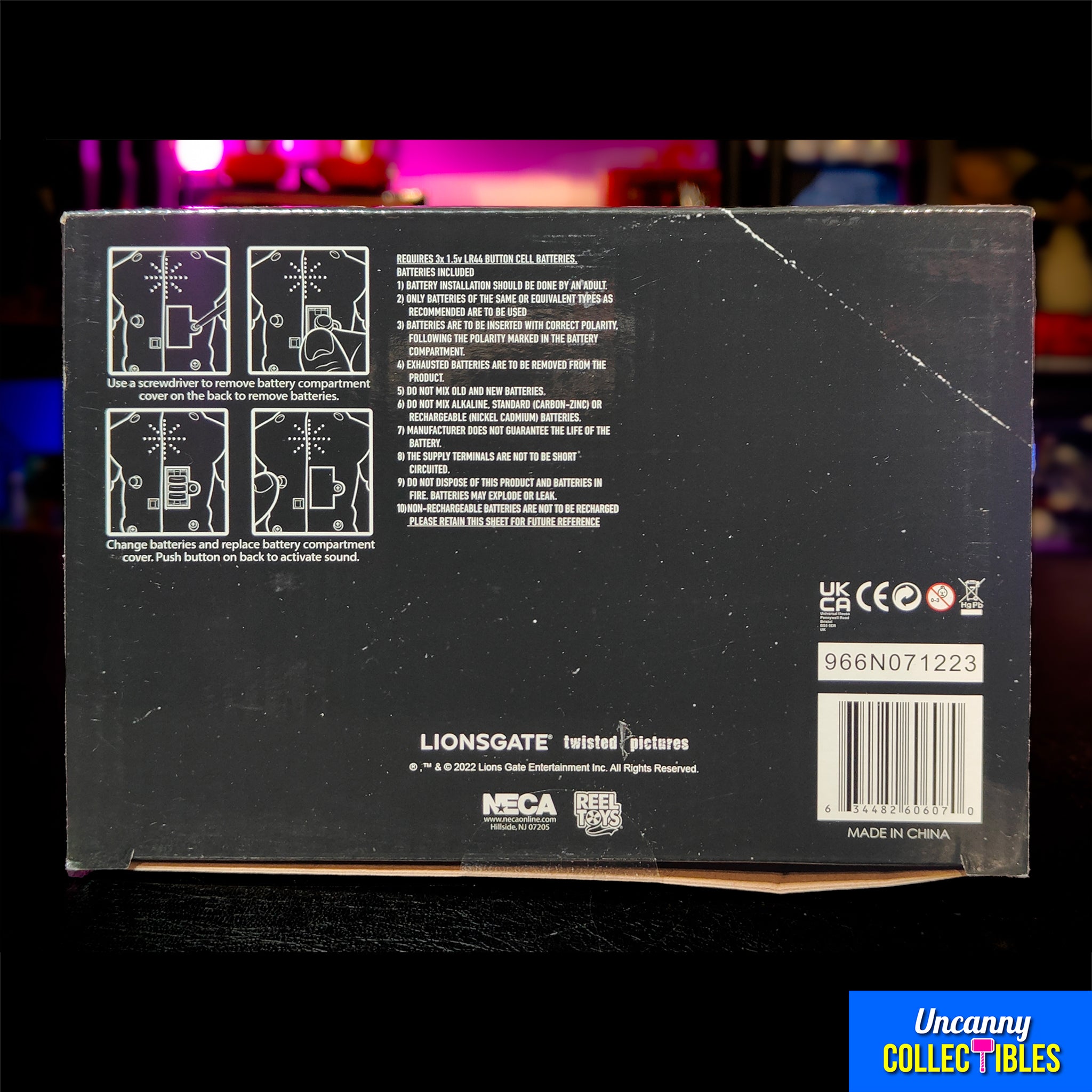 NECA Saw Billy The Puppet On Tricycle With Sound Action Figure 30cm