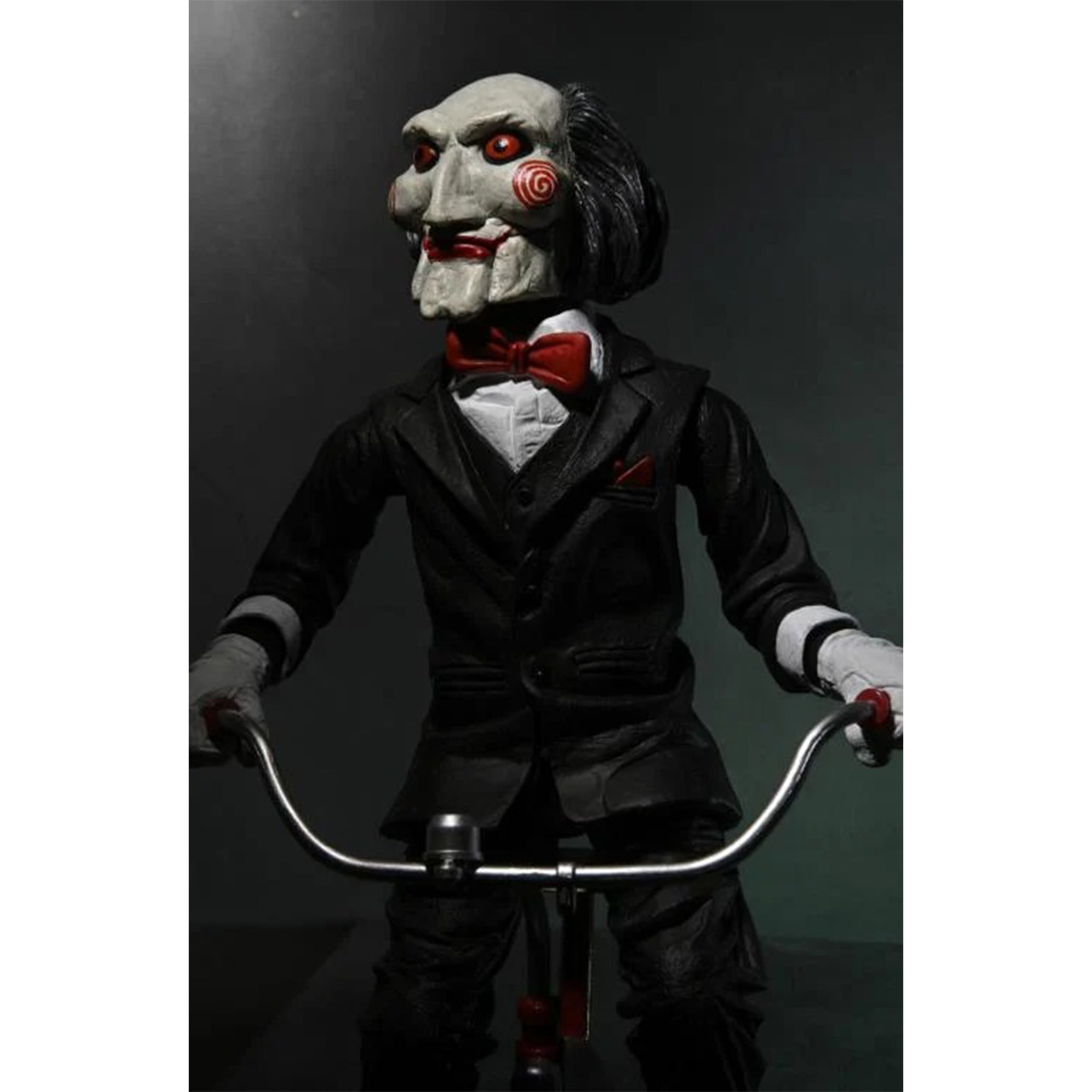 NECA Saw Billy The Puppet On Tricycle With Sound Action Figure – Saw, NECA, 30 cm, brand new collector item, Uncanny Collectibles Dublin Ireland