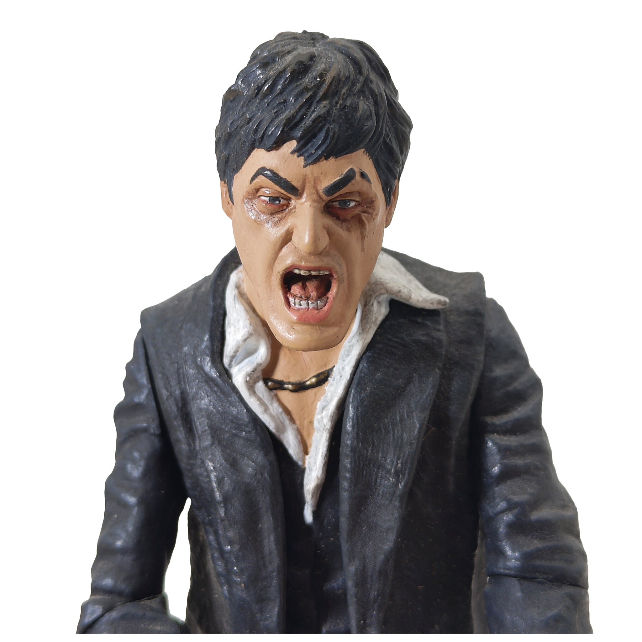 Scarface Tony Montana The Fall Mezco Toyz Action Figure 2005 15cm – Movie Icons & Heroes, Mezco Toyz, 15 cm, 2005, pre-owned collector piece, Uncanny Collectibles Dublin Ireland
