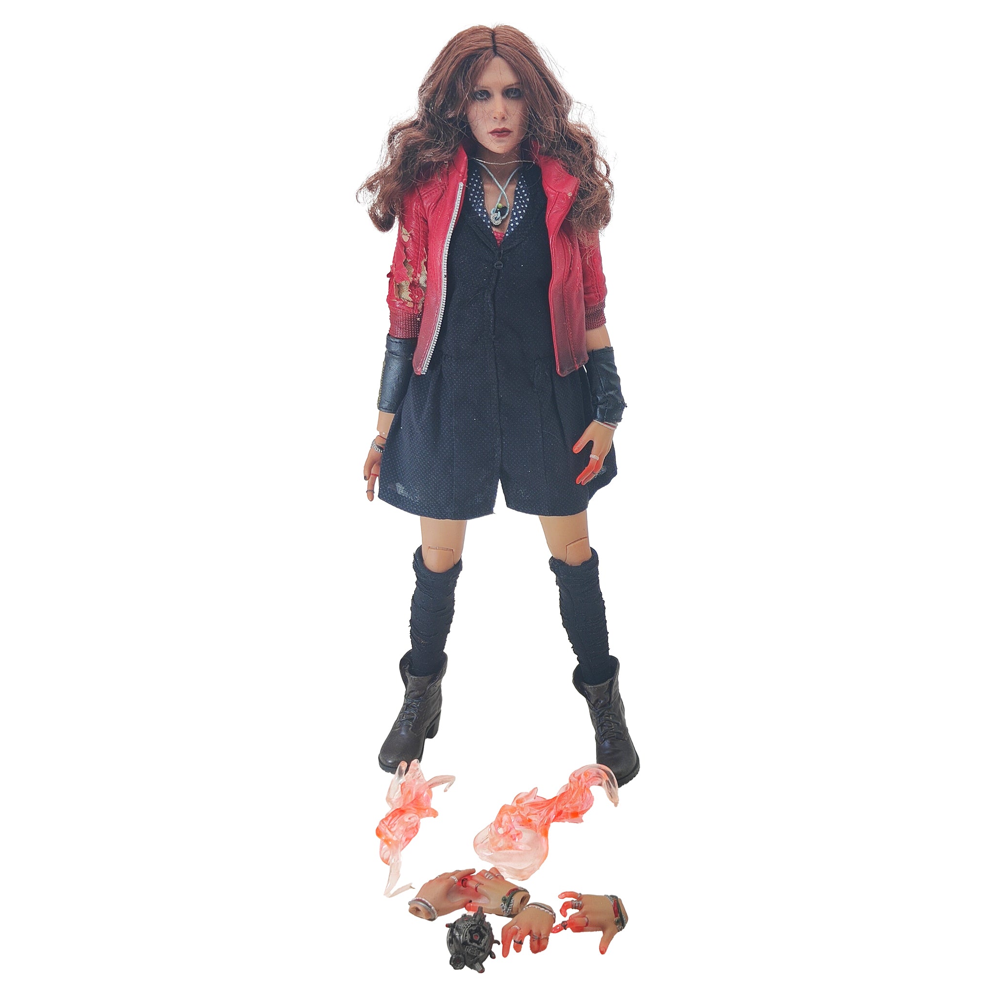 Scarlet Witch Avengers Age Of Ultron Hot Toys Action Figure 2015 28cm - For Parts / Repair – Avengers, Hot Toys, 28 cm, 2015, pre-owned collector piece, Uncanny Collectibles Dublin Ireland