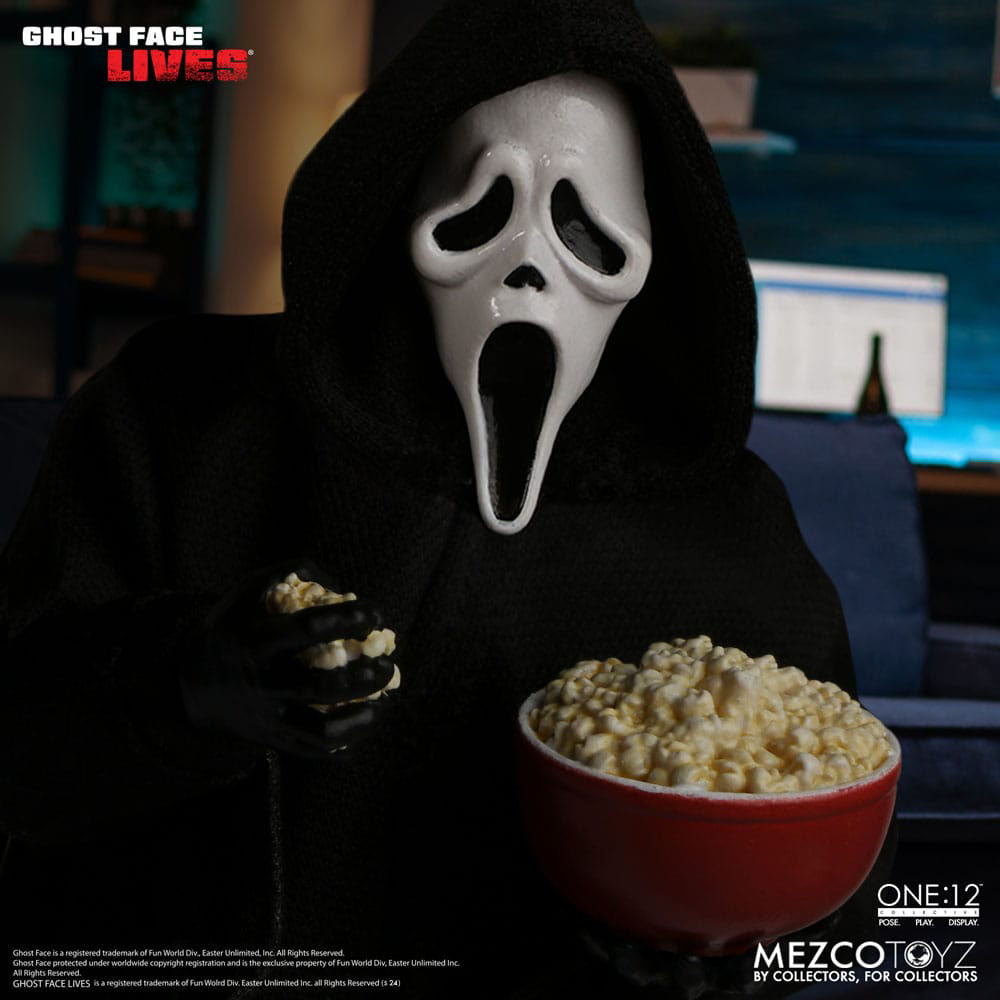 Scream Ghostface Mezco Toyz One:12 Collective Action Figure – Scream, Mezco Toyz, 16 cm, 2024, brand new collector item, Uncanny Collectibles Dublin Ireland