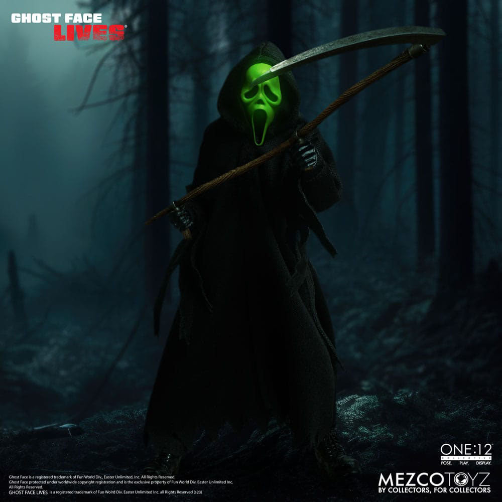 Scream Ghostface Mezco Toyz One:12 Collective Action Figure – Scream, Mezco Toyz, 16 cm, 2024, brand new collector item, Uncanny Collectibles Dublin Ireland
