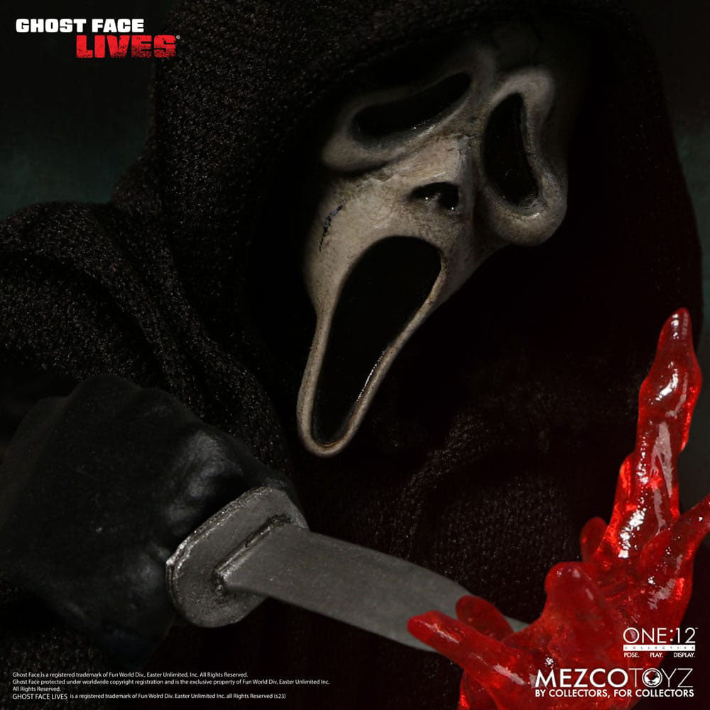 Scream Ghostface Mezco Toyz One:12 Collective Action Figure – Scream, Mezco Toyz, 16 cm, 2024, brand new collector item, Uncanny Collectibles Dublin Ireland
