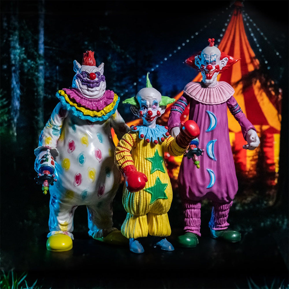 Killer Klowns From Outer Space Slim Trick Or Treat Studios Scream Greats Action Figure 20cm – Killer Klowns from Outer Space, Trick or Treat Studios, 20 cm, 2024, brand new collector item, Uncanny Collectibles Dublin Ireland
