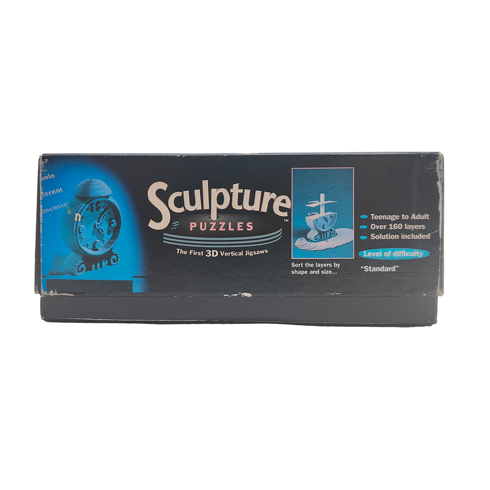 Sculpture Puzzles 3D Vertical Jigsaw The Clock Really Useful Games 1995 – Board Game, Vintage Brands, -, 1995, pre-owned collector piece, Uncanny Collectibles Dublin Ireland