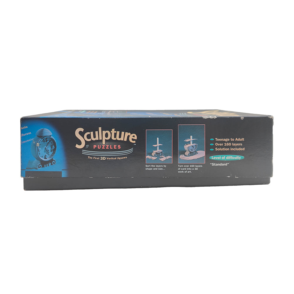 Sculpture Puzzles 3D Vertical Jigsaw The Clock Really Useful Games 1995 – Board Game, Vintage Brands, -, 1995, pre-owned collector piece, Uncanny Collectibles Dublin Ireland