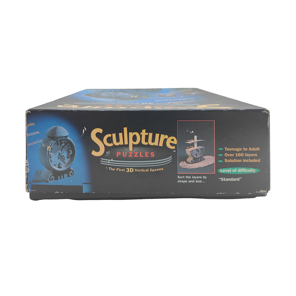 Sculpture Puzzles 3D Vertical Jigsaw The Clock Really Useful Games 1995 – Board Game, Vintage Brands, -, 1995, pre-owned collector piece, Uncanny Collectibles Dublin Ireland
