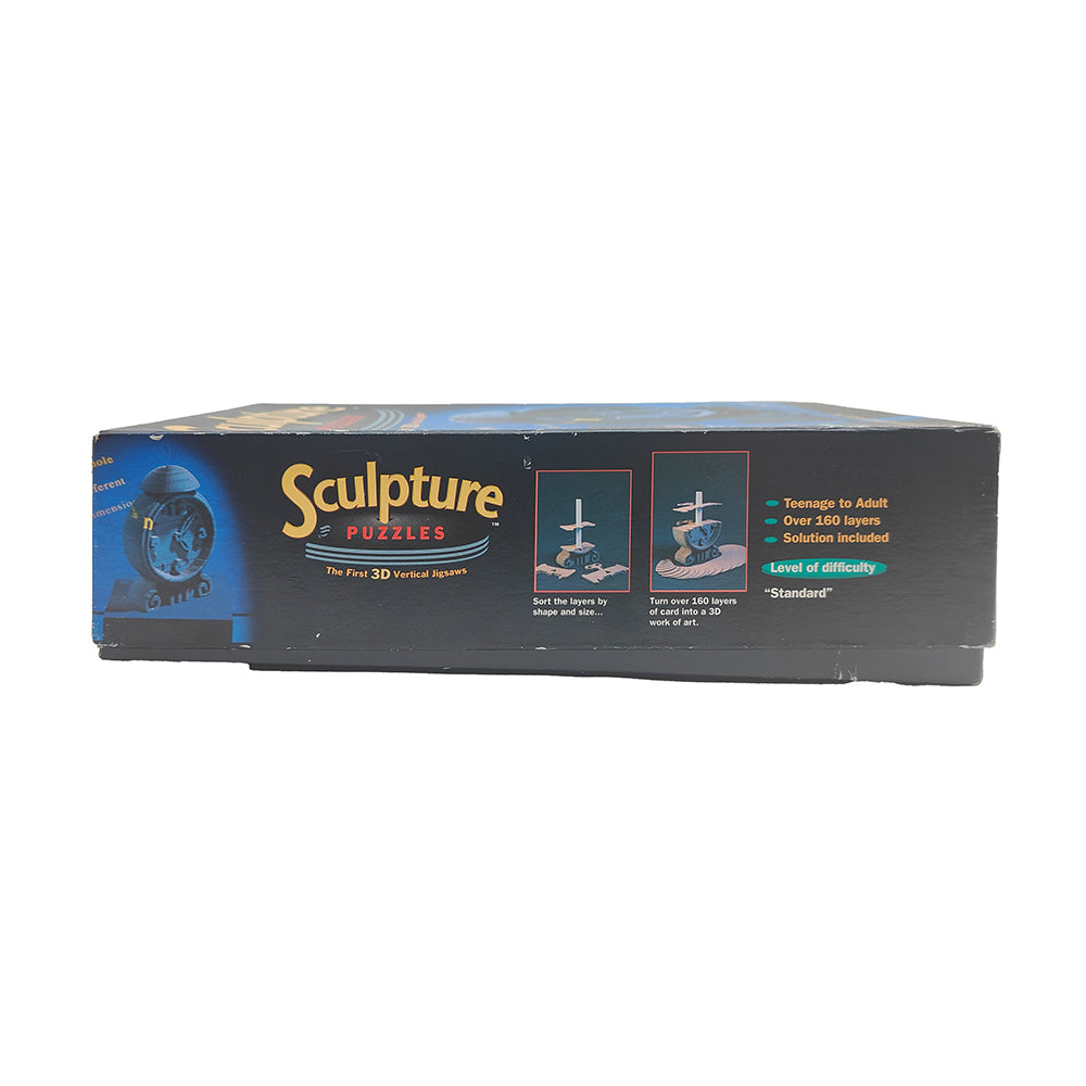 Sculpture Puzzles 3D Vertical Jigsaw The Clock Really Useful Games 1995 – Board Game, Vintage Brands, -, 1995, pre-owned collector piece, Uncanny Collectibles Dublin Ireland
