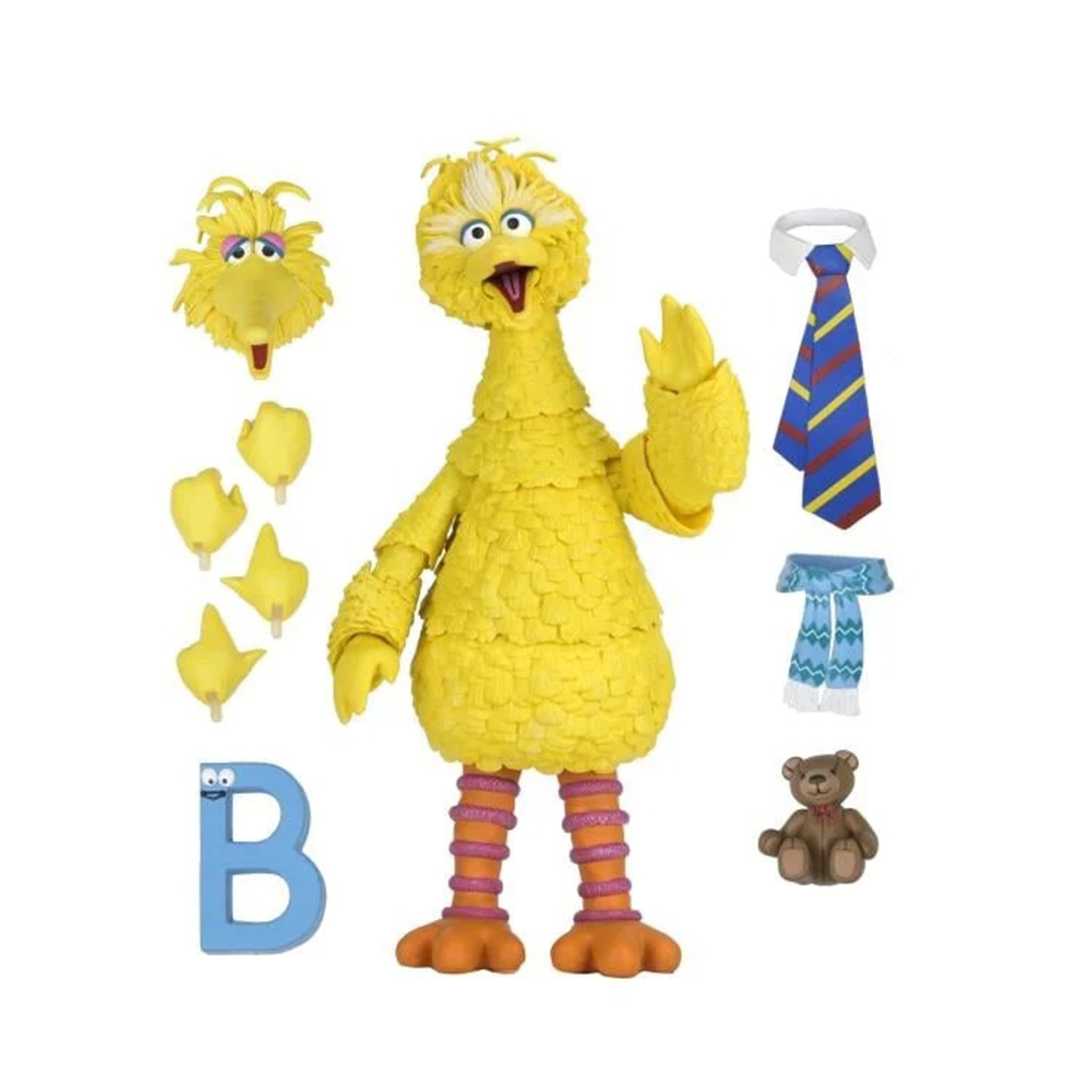 Sesame Street Big Bird Ultimate NECA Action Figure, 18cm, Plastic, new
