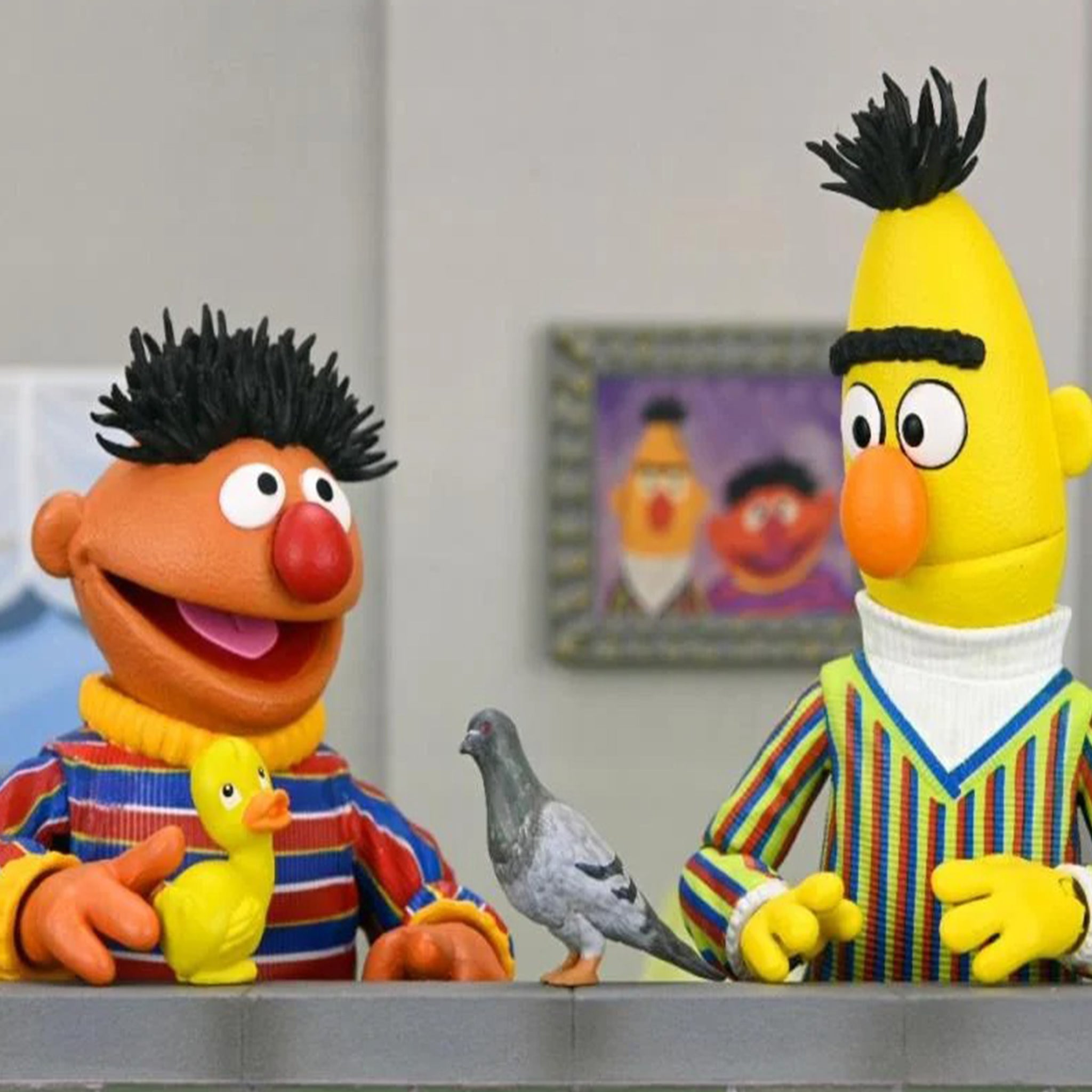 NECA Sesame Street Ultimate Bert Action Figure 17cm – TV Icons & Heroes, NECA, 17 cm, brand new collector item, Uncanny Collectibles Dublin Ireland