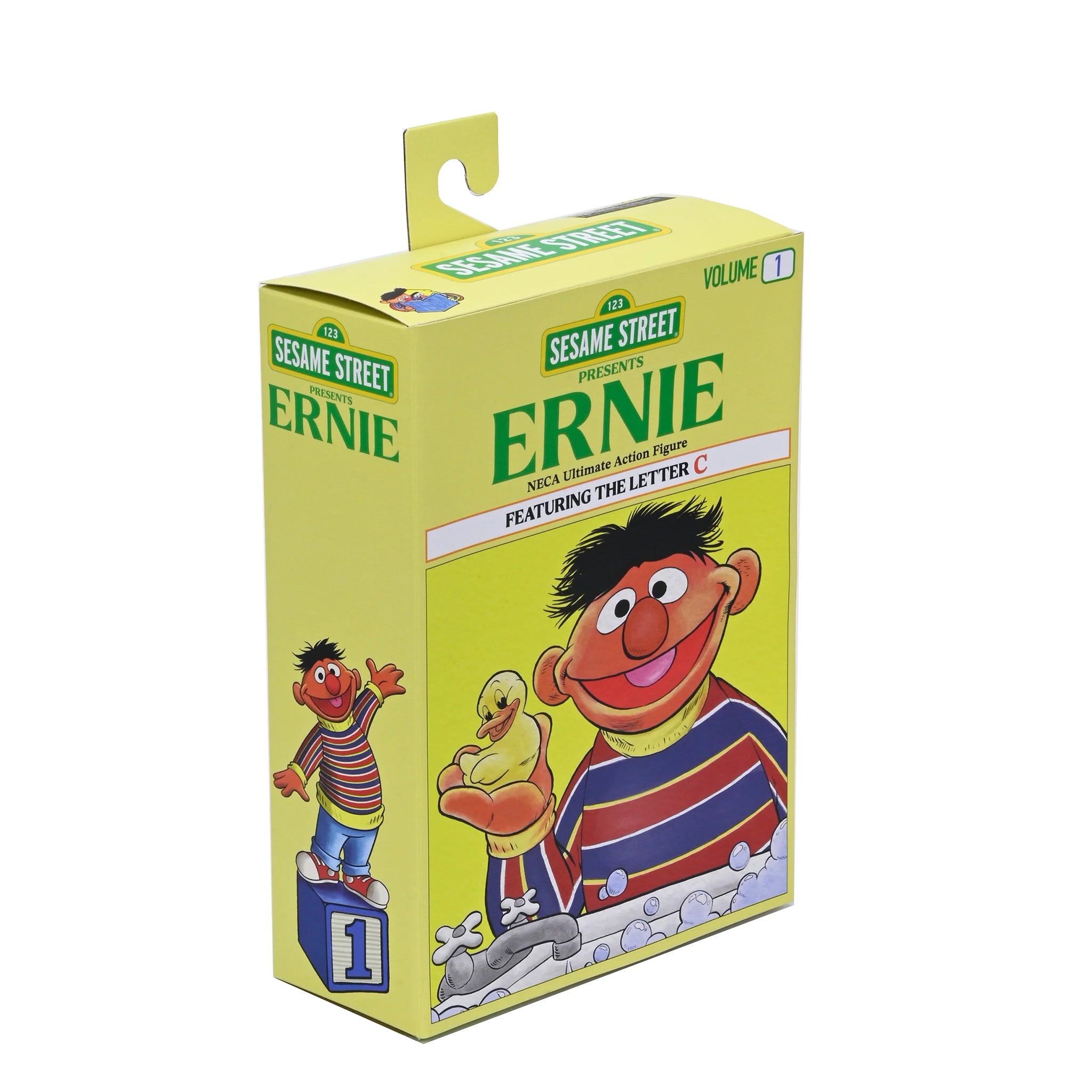 NECA Sesame Street Ultimate Ernie Action Figure 17cm – TV Icons & Heroes, NECA, 17 cm, brand new collector item, Uncanny Collectibles Dublin Ireland