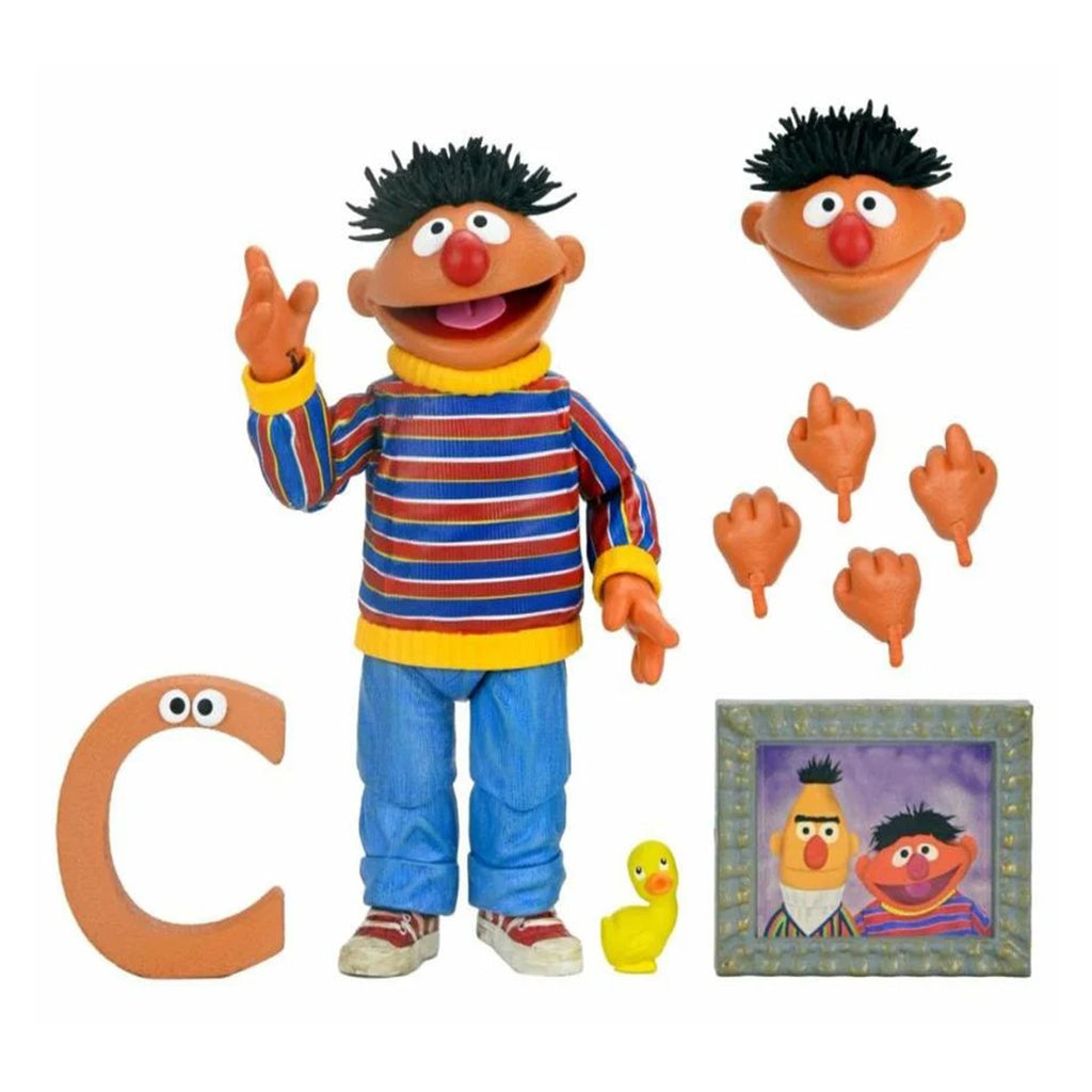 NECA Sesame Street Ultimate Ernie Action Figure 17cm