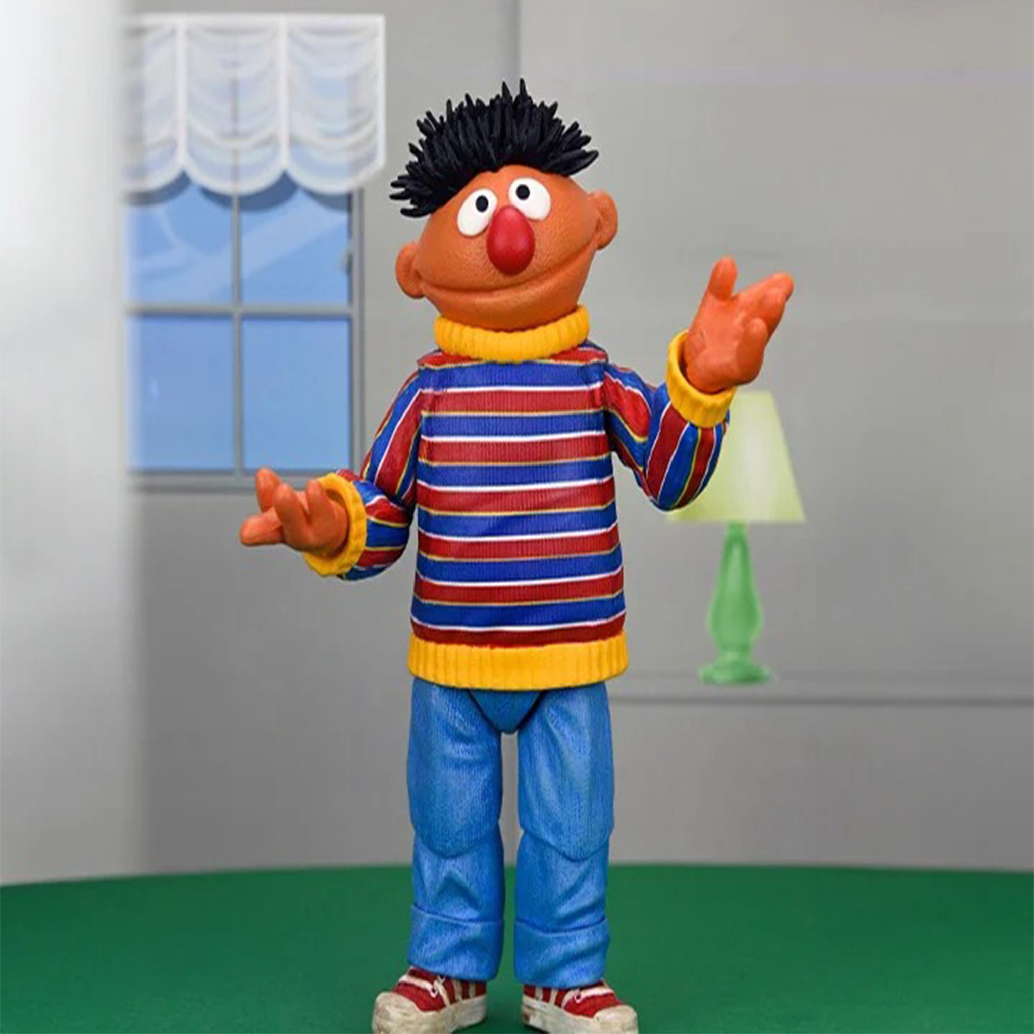 NECA Sesame Street Ultimate Ernie Action Figure 17cm – TV Icons & Heroes, NECA, 17 cm, brand new collector item, Uncanny Collectibles Dublin Ireland