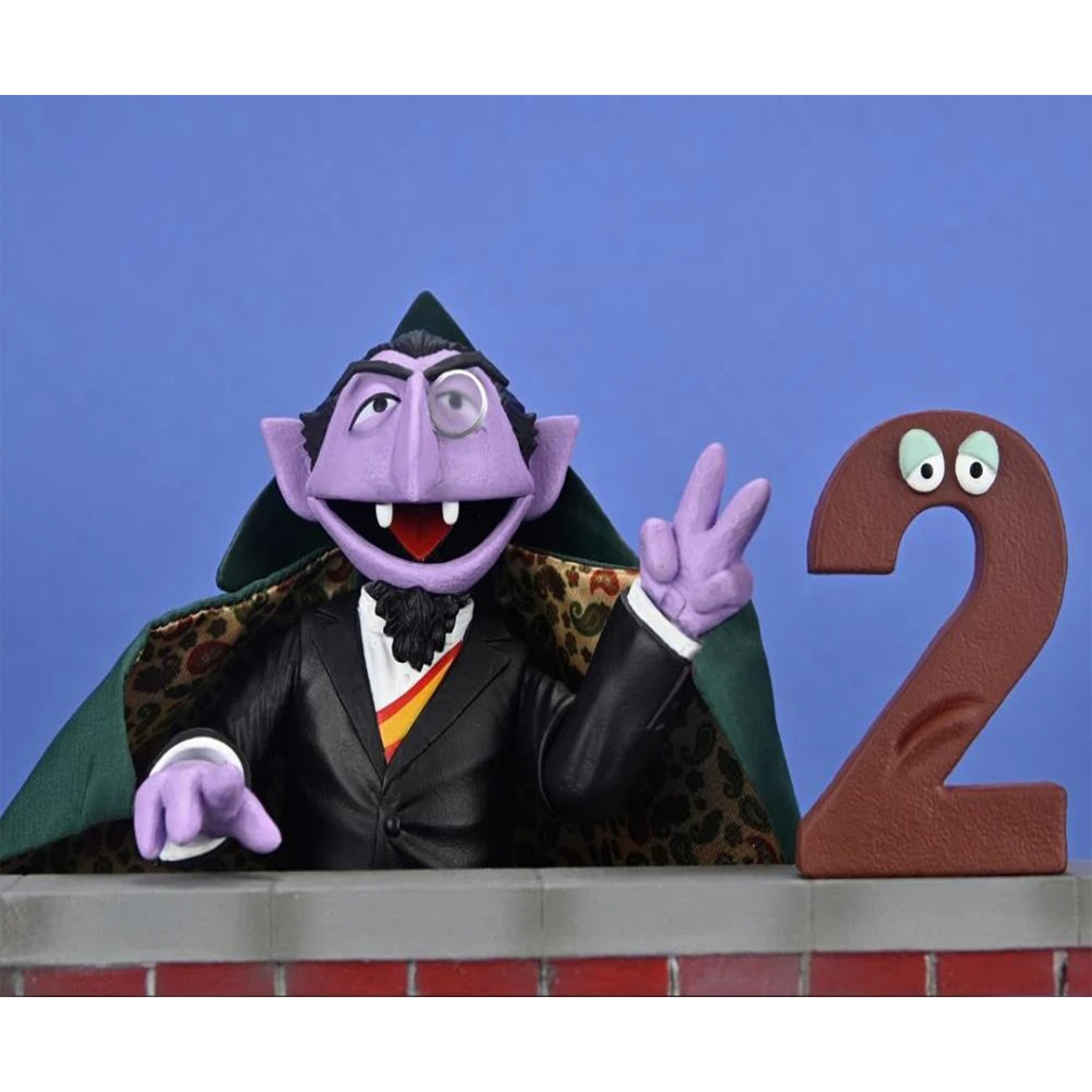 NECA Sesame Street Ultimate The Count Action Figure 17cm – TV Icons & Heroes, NECA, 17 cm, brand new collector item, Uncanny Collectibles Dublin Ireland