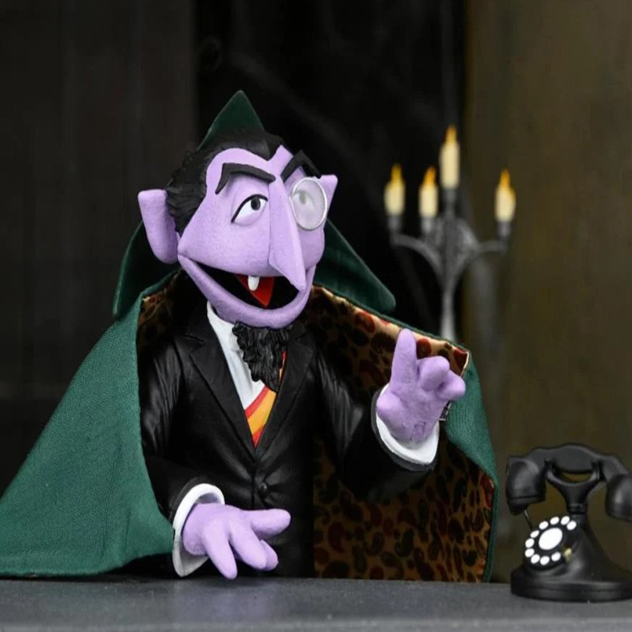 NECA Sesame Street Ultimate The Count Action Figure 17cm – TV Icons & Heroes, NECA, 17 cm, brand new collector item, Uncanny Collectibles Dublin Ireland
