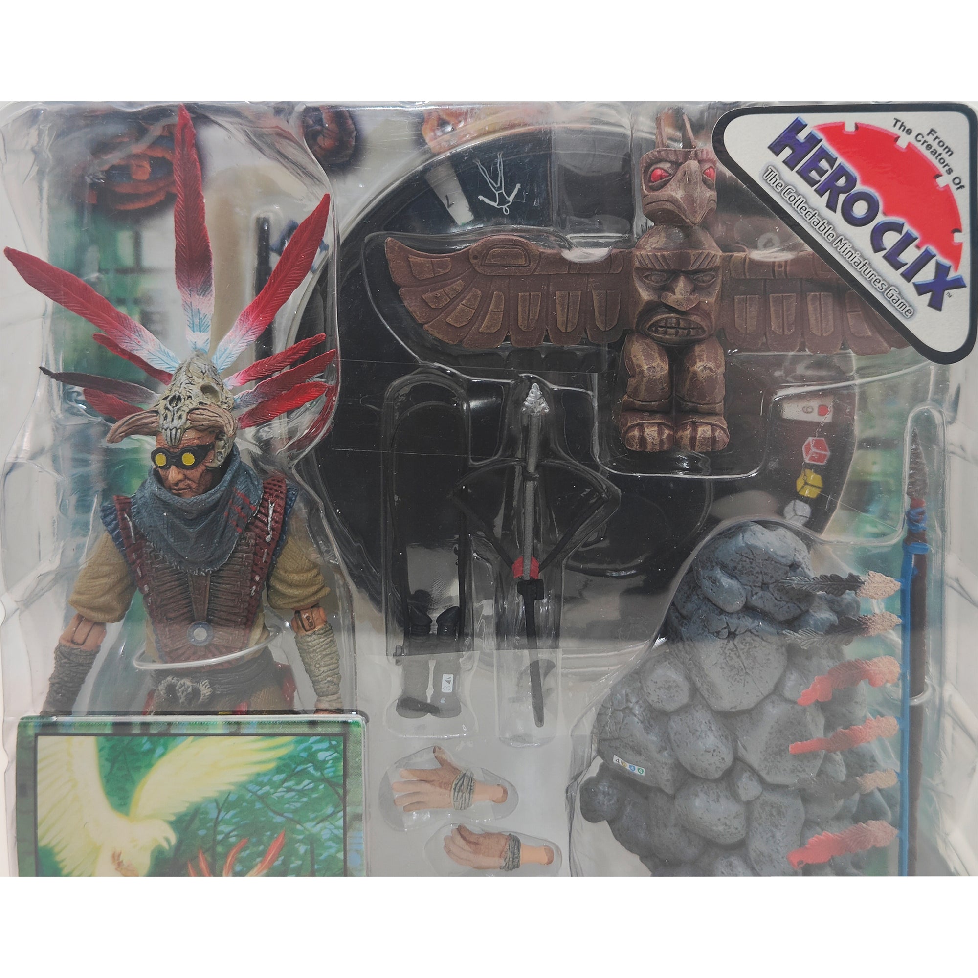 Shadowrun Duels Natokah Eagle Shaman Series Two WizKids Action Figure 2003 15cm