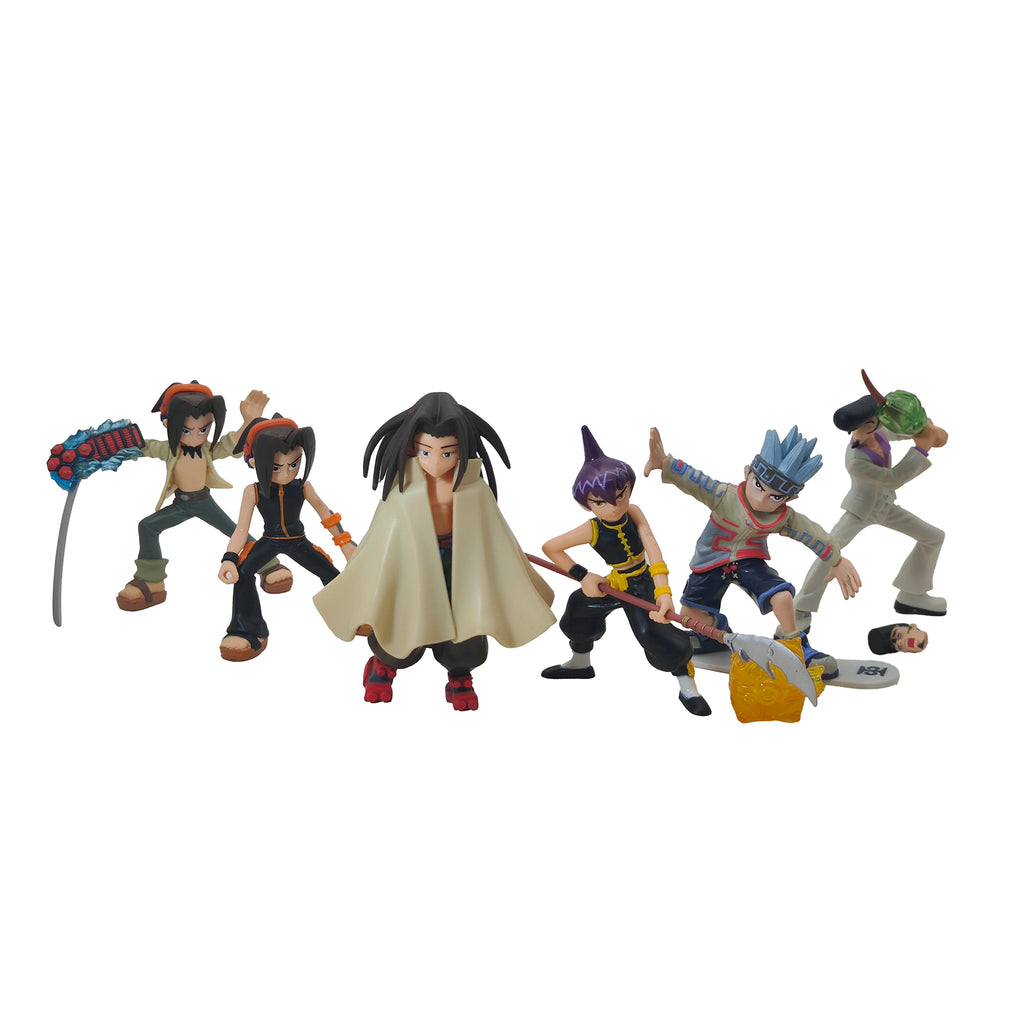 Shaman King Mattel Action Figure Bundle Yoh Asakura Len Tao Hao – Anime & Manga, Mattel, 10 cm, pre-owned collector piece, Uncanny Collectibles Dublin Ireland