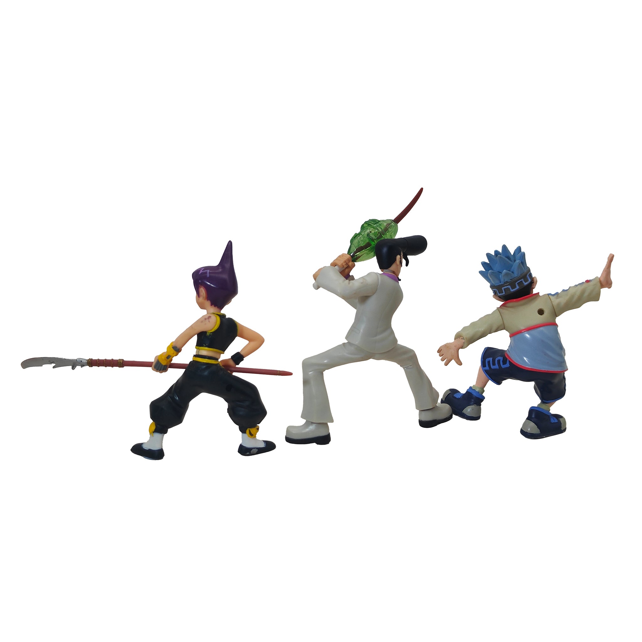 Shaman King Mattel Action Figure Bundle Yoh Asakura Len Tao Hao – Anime & Manga, Mattel, 10 cm, pre-owned collector piece, Uncanny Collectibles Dublin Ireland